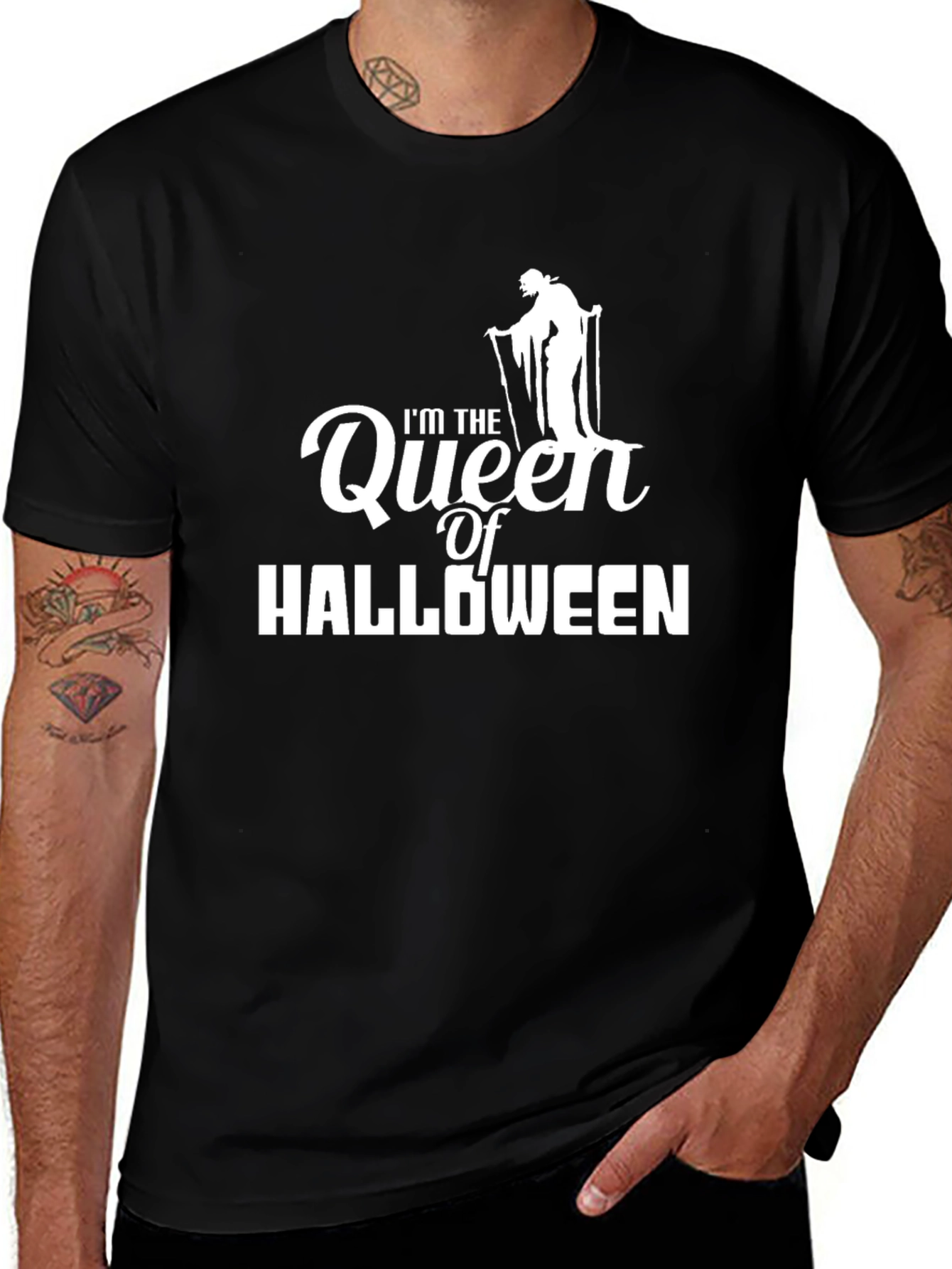 Queen of Halloween T-Shirt - Spooky Season Apparel