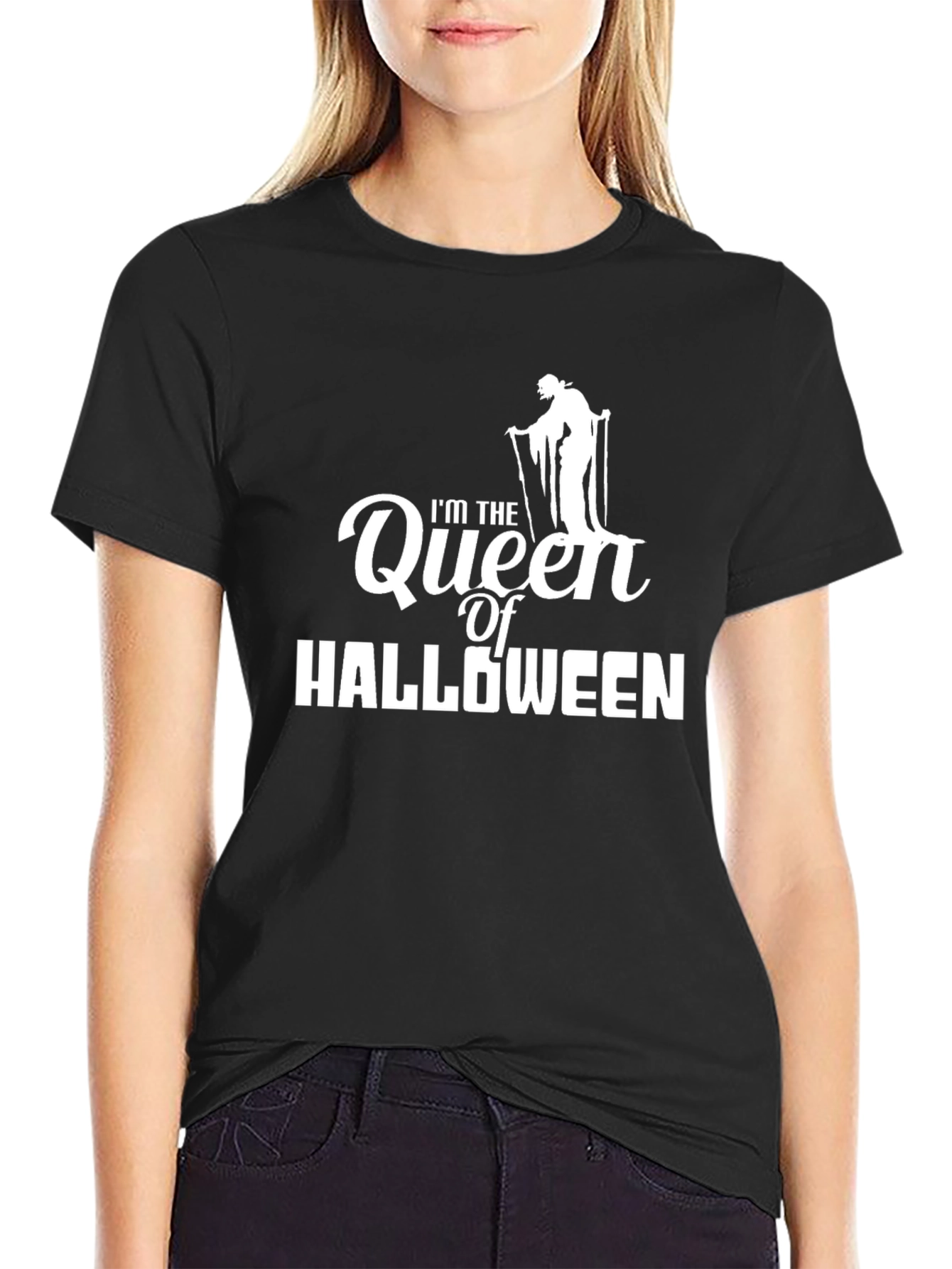 Queen of Halloween T-Shirt - Spooky Season Apparel