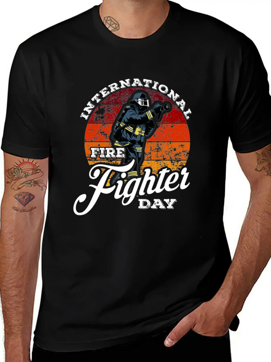 We Are Proud Of Our Firefighters Lightweight Cotton T-Shirt – Daily Comfort Graphic Shirt