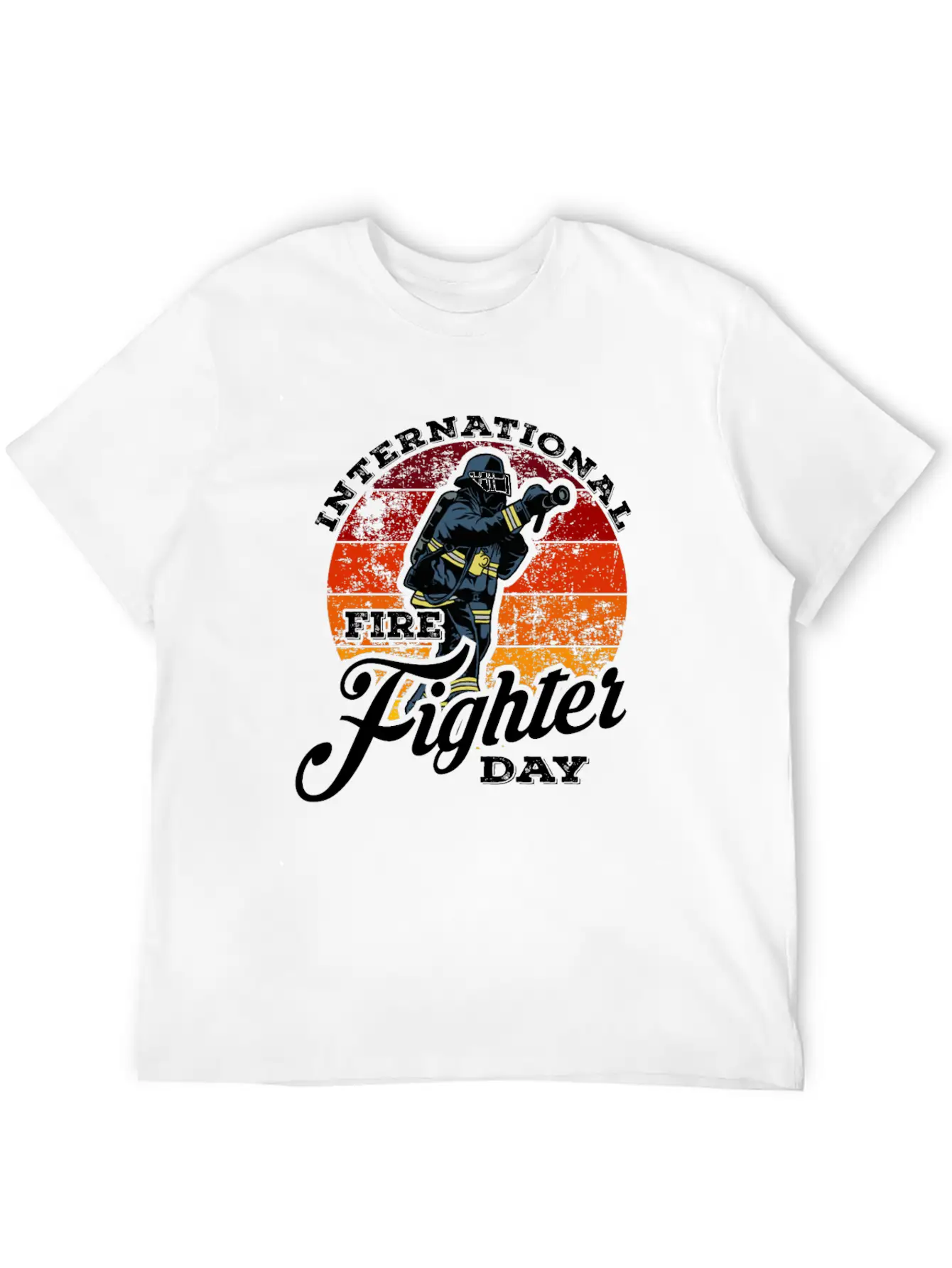 We Are Proud Of Our Firefighters Lightweight Cotton T-Shirt – Daily Comfort Graphic Shirt