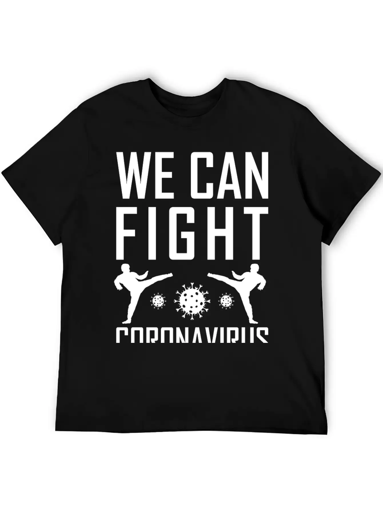 We Can Fight Corona Lightweight Cotton T-Shirt – Daily Comfort Graphic Shirt