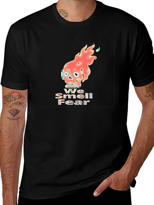 We Smell Fear Lightweight Cotton T-Shirt – Daily Comfort Graphic Shirt