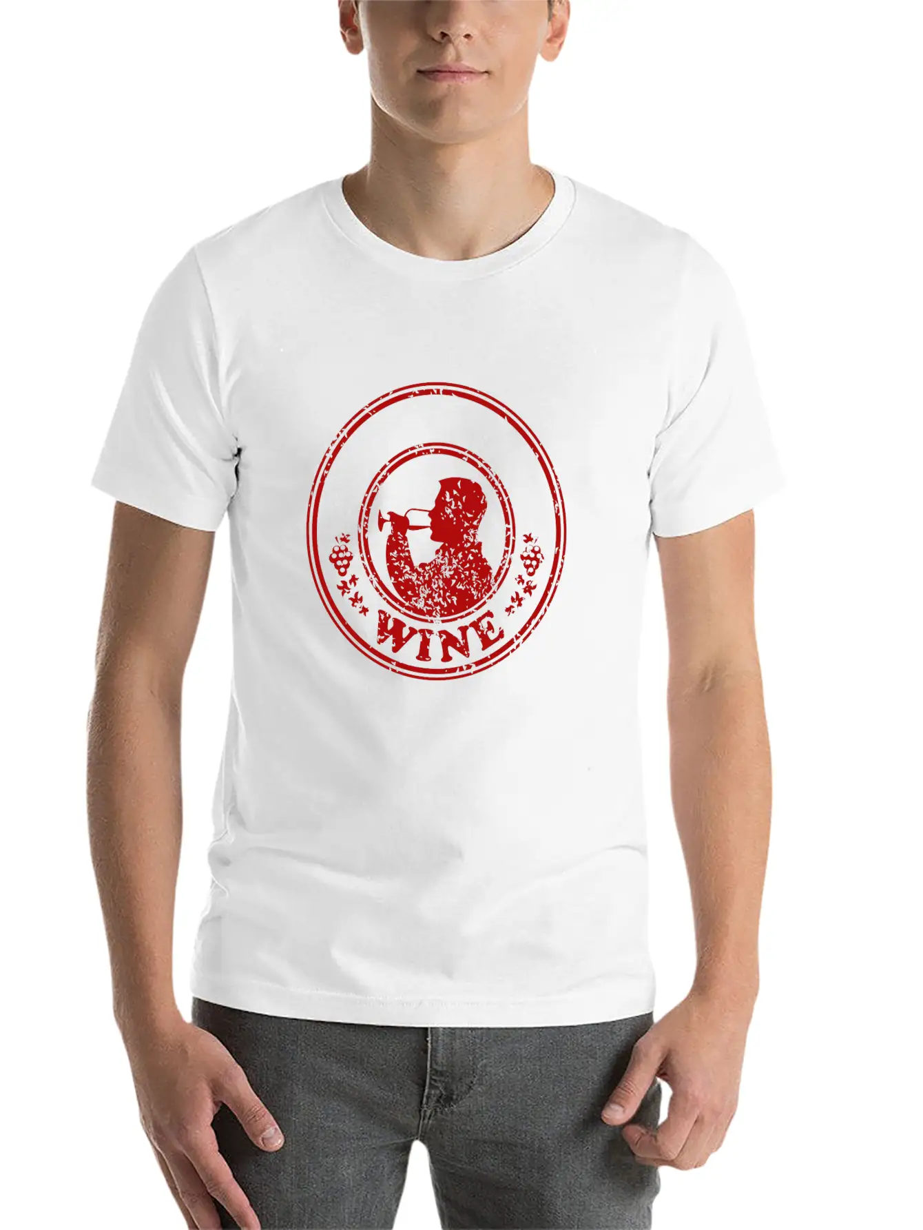 Wein Wine Flasche Glas Bottle Barrels Glasses155 Soft Cotton Short Sleeve Tee – Unisex Wardrobe Staple