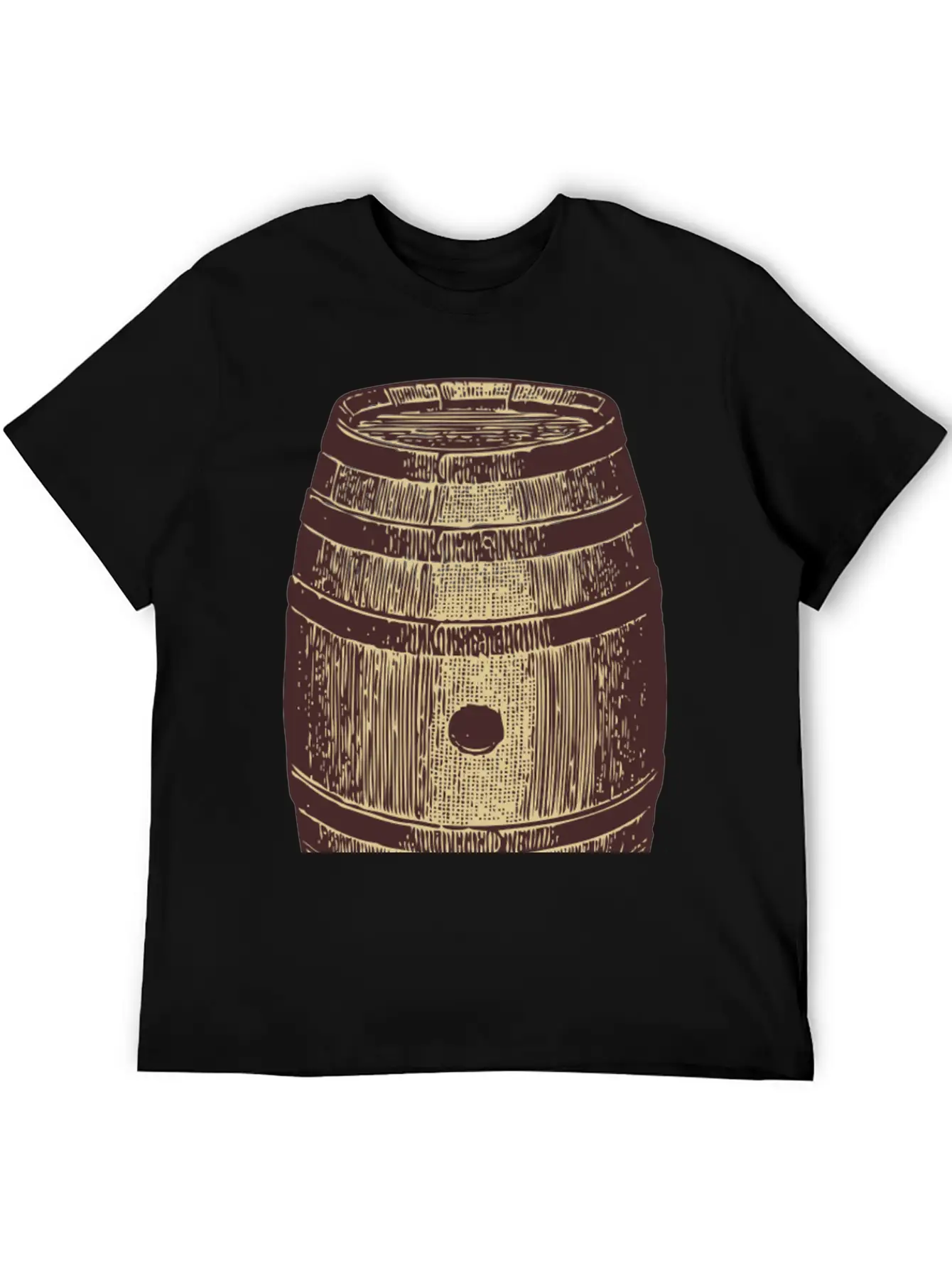 Wein Wine Flasche Glas Bottle Barrels Glasses19 Unisex Casual T-Shirt – Clean Design For Daily Comfort