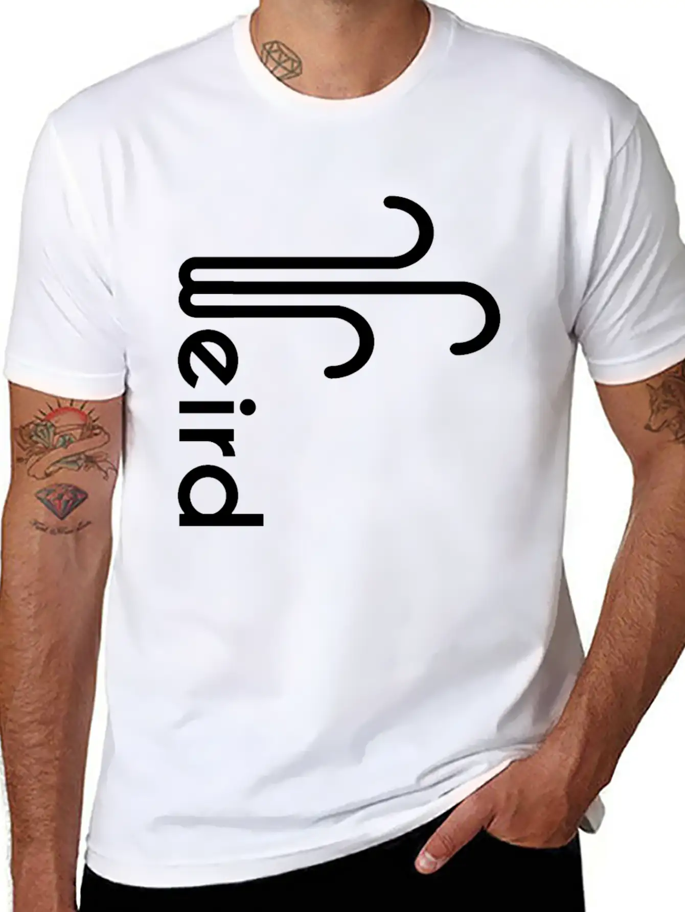 Weird Unisex Casual T-Shirt ��� Clean Design For Daily Comfort