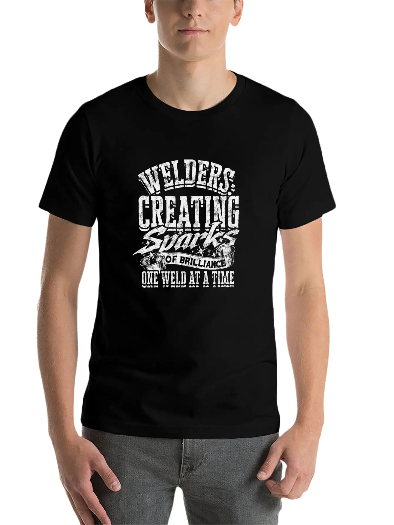 Welders: Creating Sparks Of Brilliance One Weld Relaxed Everyday Tee – Lightweight And Durable Cotton