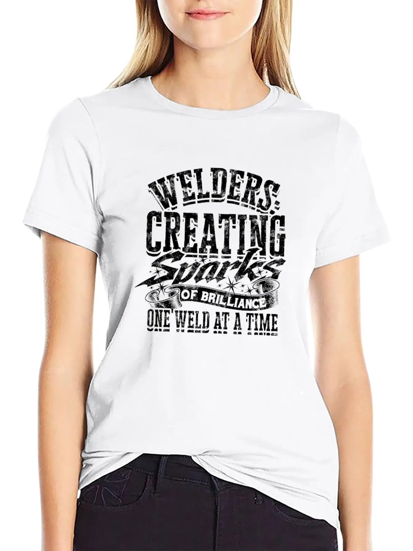 Welders: Creating Sparks Of Brilliance One Weld Relaxed Everyday Tee – Lightweight And Durable Cotton