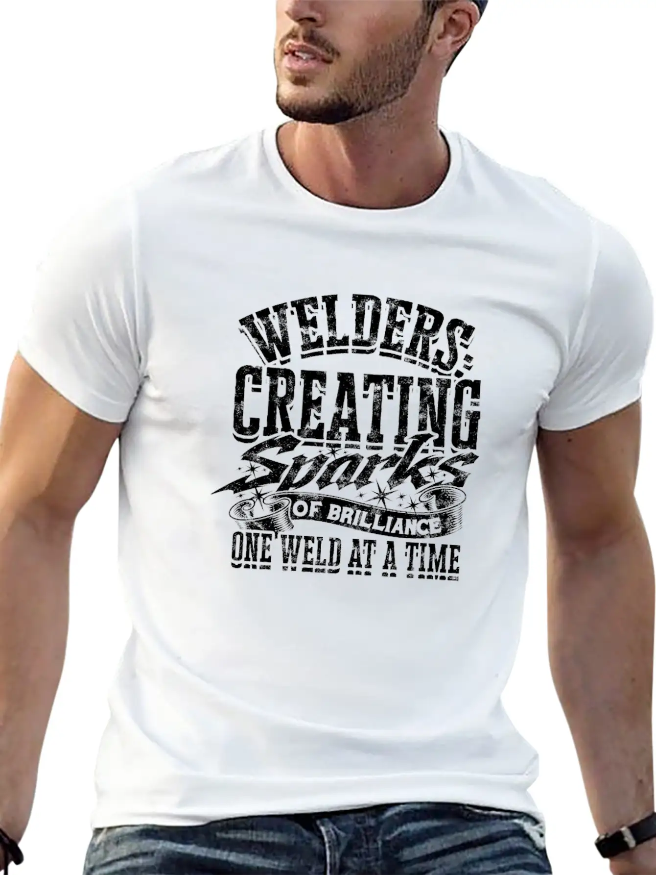 Welders: Creating Sparks Of Brilliance One Weld Relaxed Everyday Tee – Lightweight And Durable Cotton