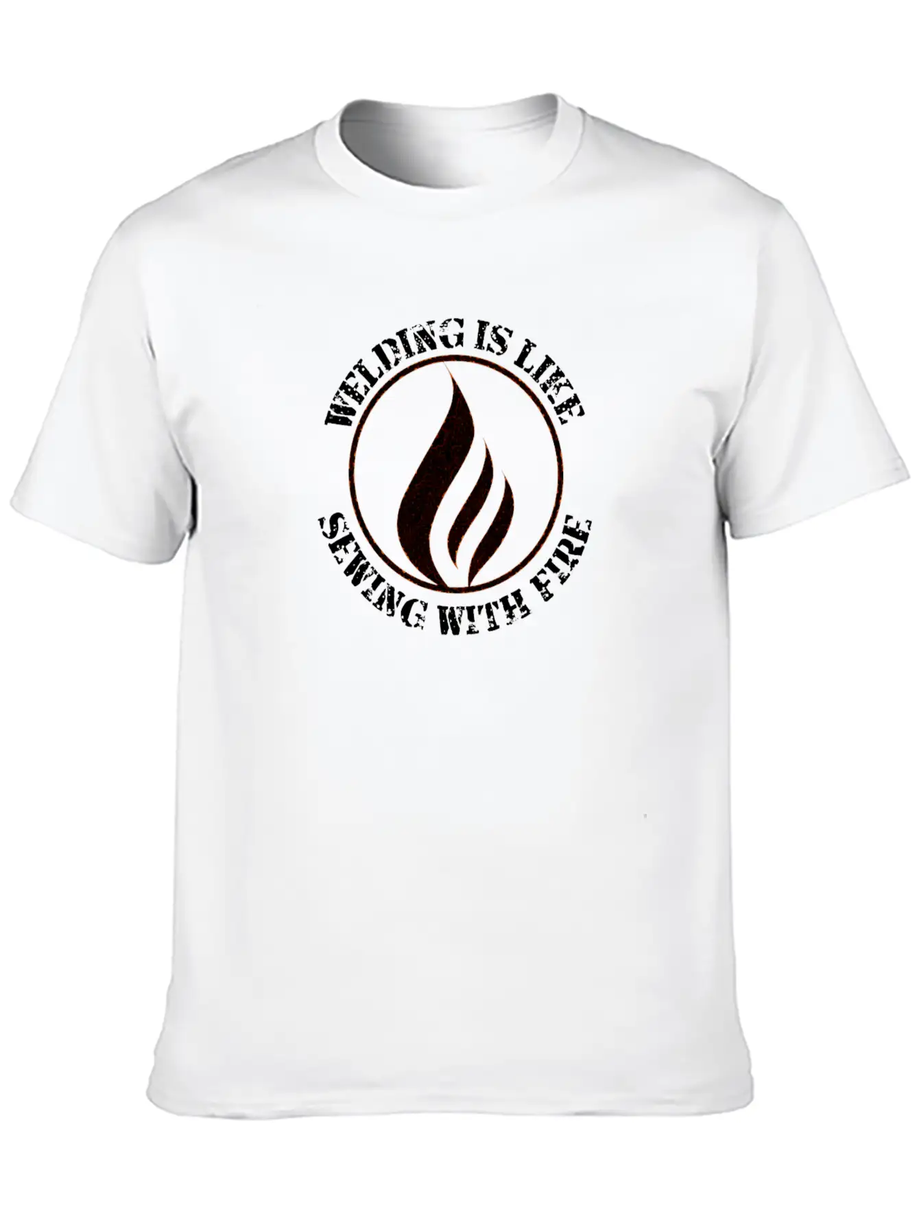 Welding Is Like Sewing With Fire Stylish Everyday T-Shirt – Unisex Basic Cotton Tee