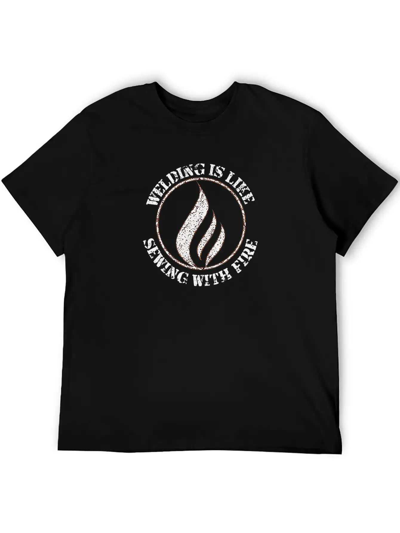 Welding Is Like Sewing With Fire Stylish Everyday T-Shirt – Unisex Basic Cotton Tee