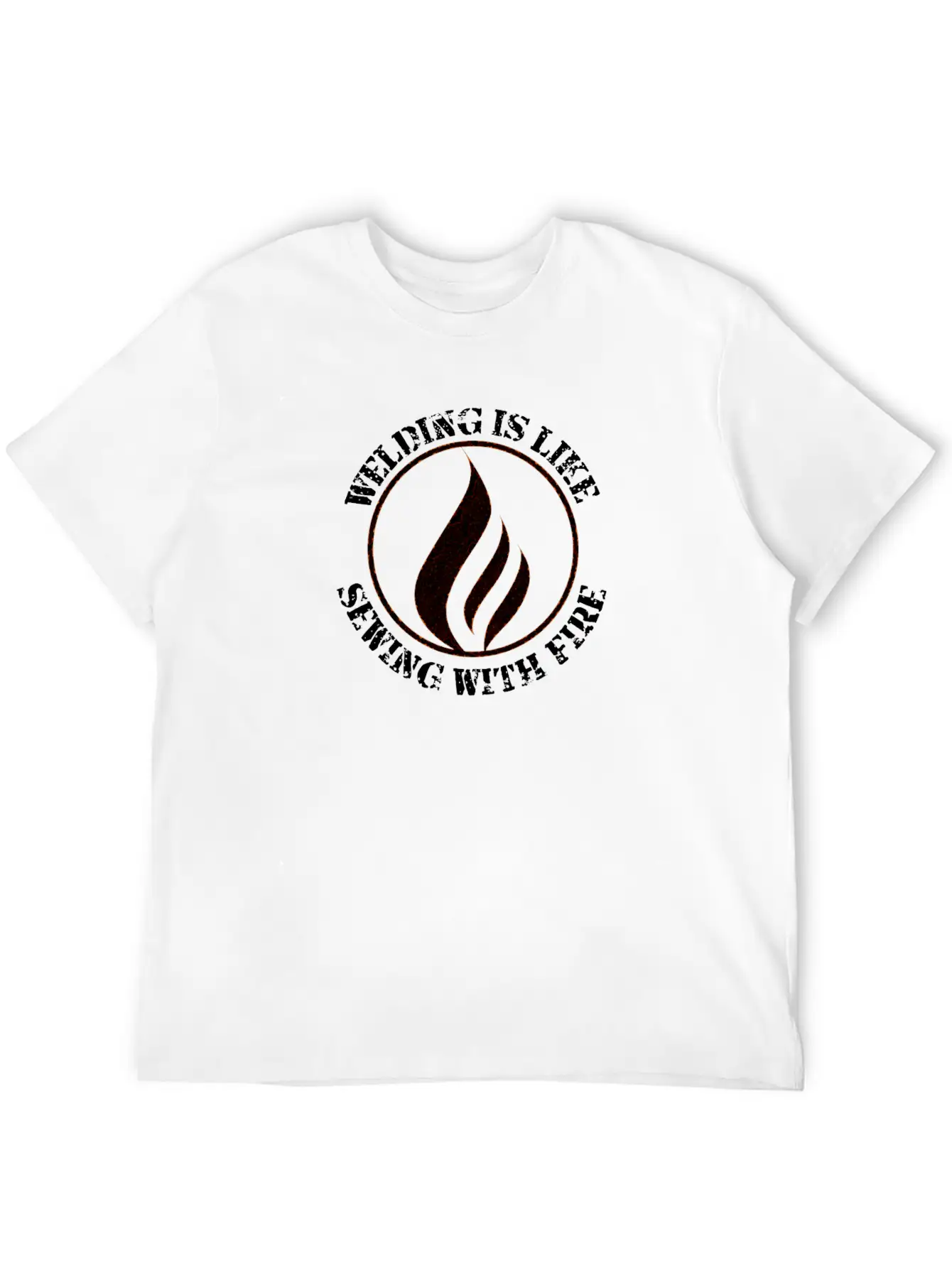 Welding Is Like Sewing With Fire Stylish Everyday T-Shirt – Unisex Basic Cotton Tee