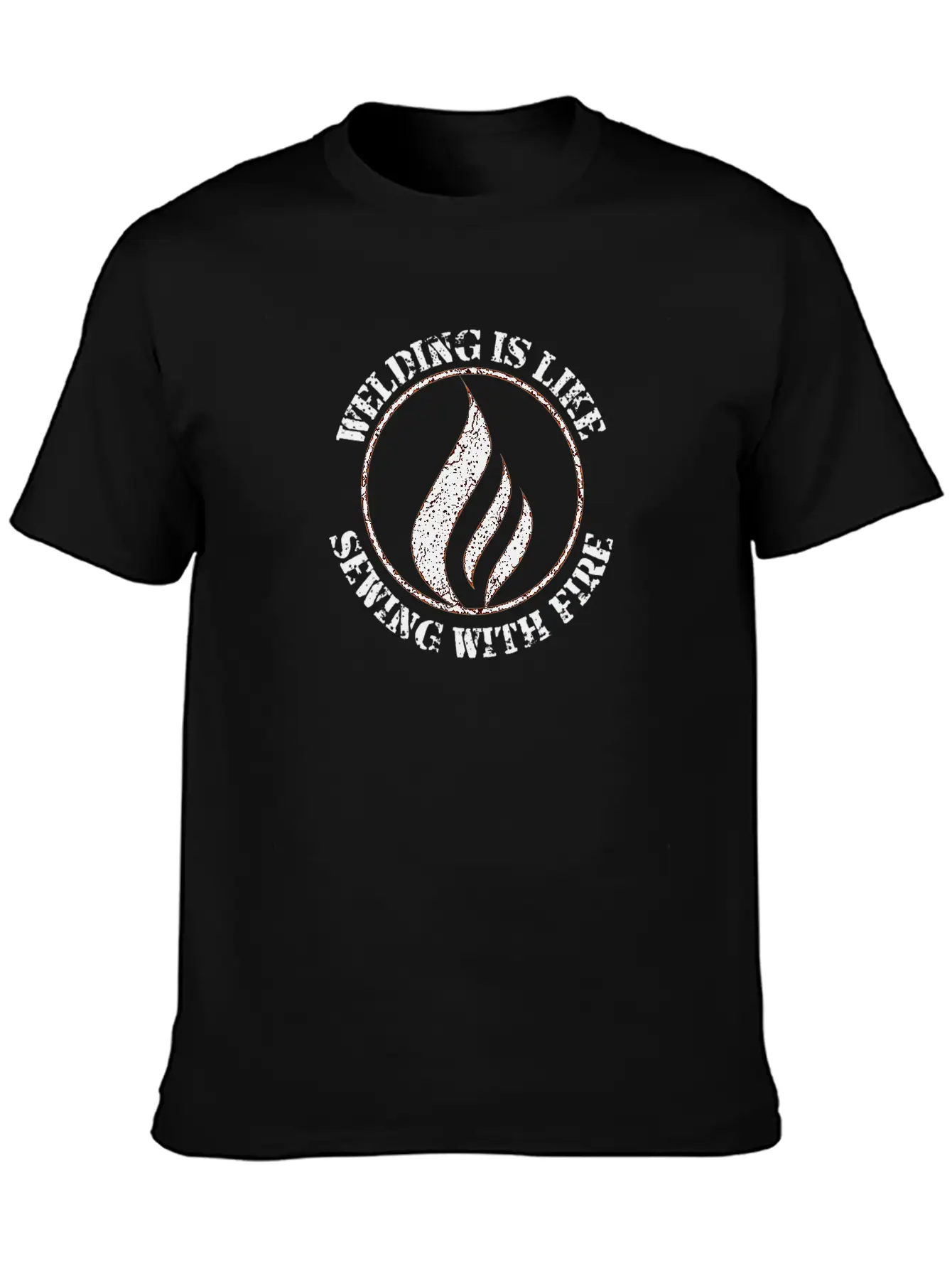 Welding Is Like Sewing With Fire Stylish Everyday T-Shirt – Unisex Basic Cotton Tee