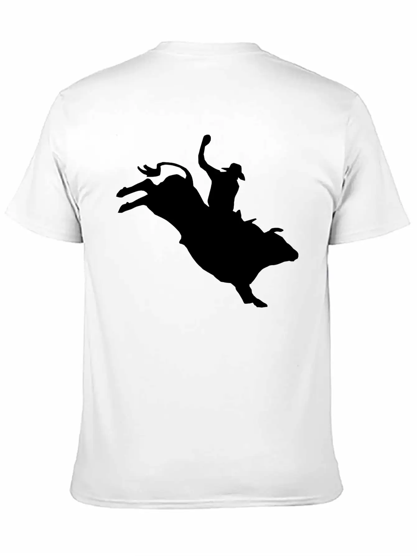 Western Rodeo - Bullrider Lightweight Cotton T-Shirt – Daily Comfort Graphic Shirt
