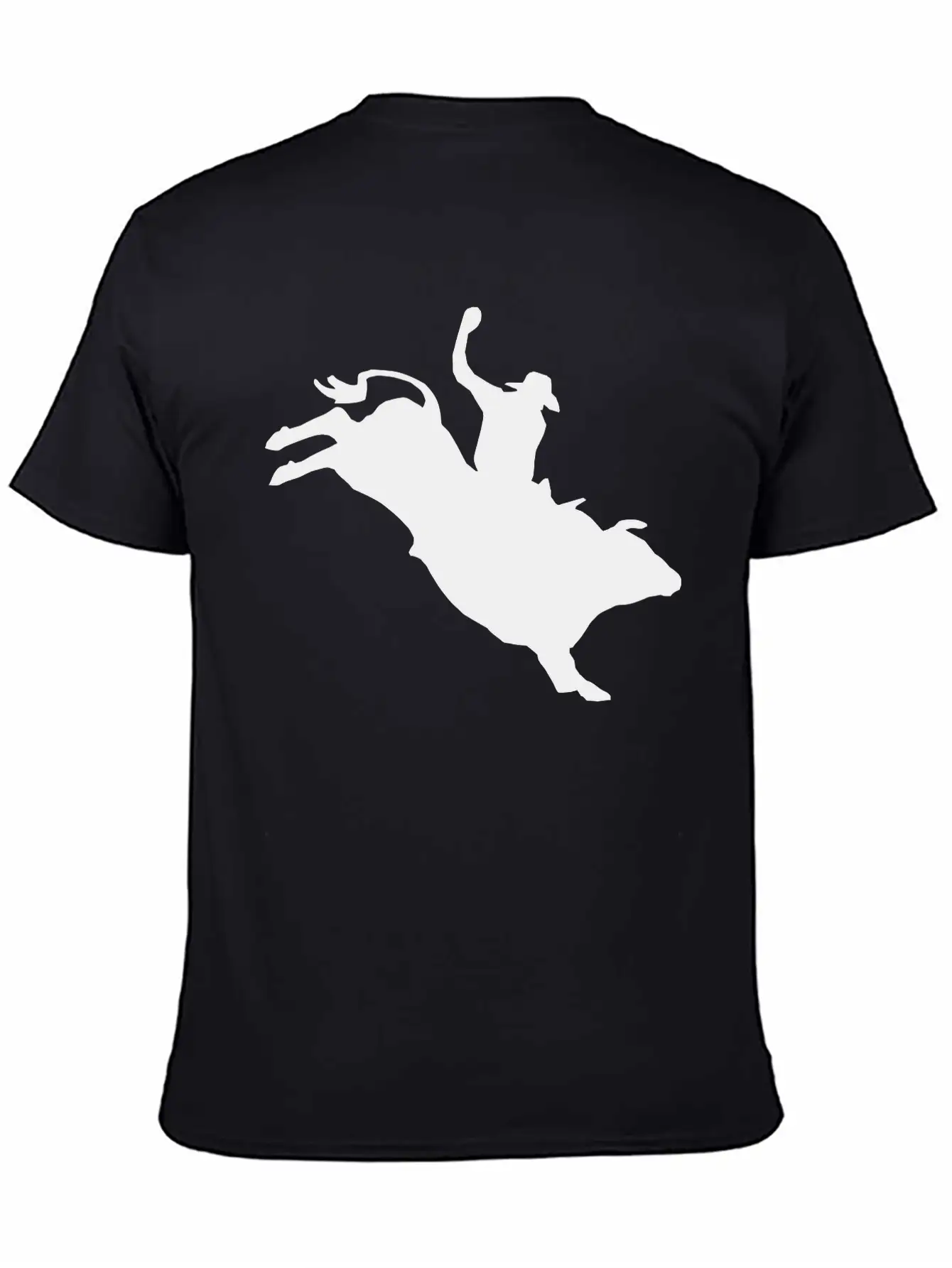 Western Rodeo - Bullrider Lightweight Cotton T-Shirt – Daily Comfort Graphic Shirt
