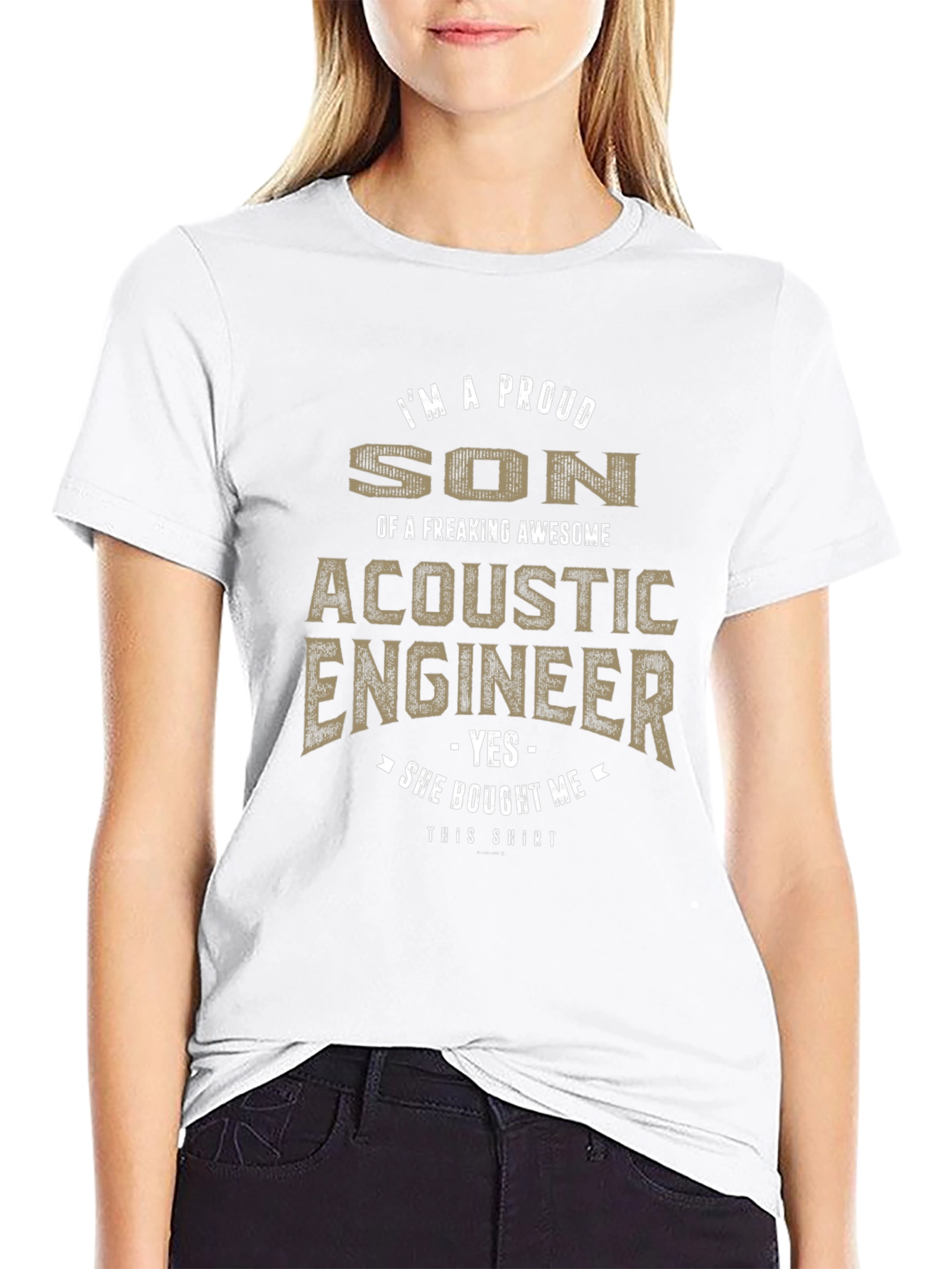 Proud Son of Acoustic Engineer Novelty T-Shirt