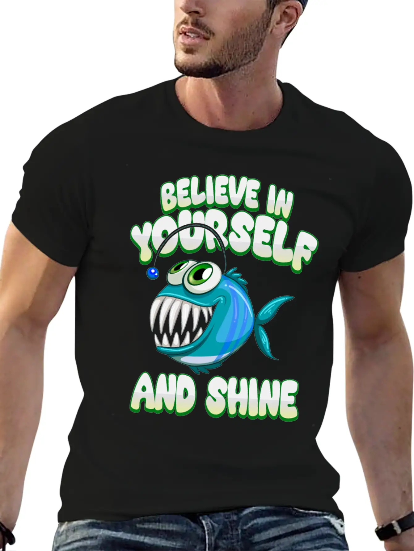 What Da Fish Funny Quote Fish Meme Outfit Unisex Casual T-Shirt – Clean Design For Daily Comfort