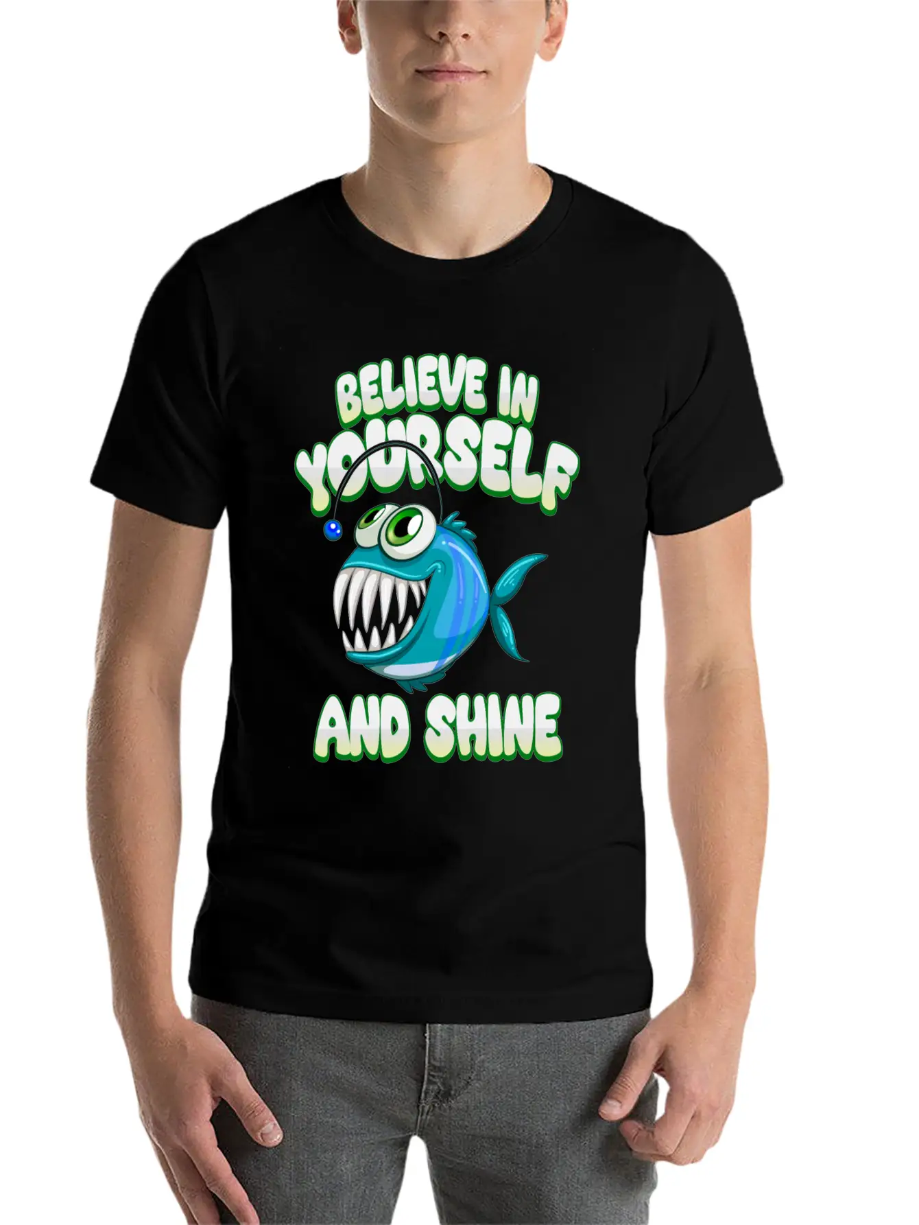 What Da Fish Funny Quote Fish Meme Outfit Unisex Casual T-Shirt – Clean Design For Daily Comfort