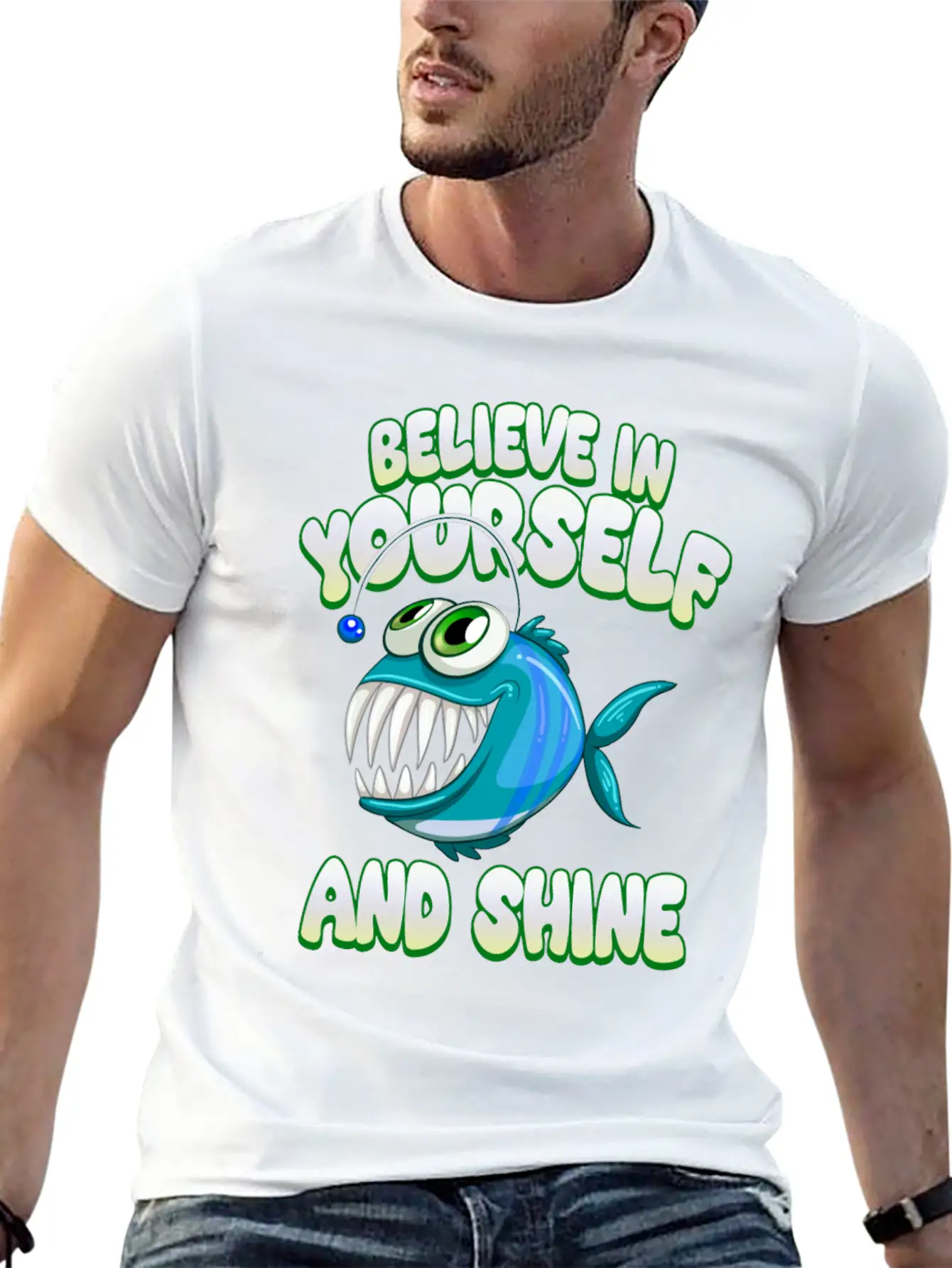 What Da Fish Funny Quote Fish Meme Outfit Unisex Casual T-Shirt – Clean Design For Daily Comfort