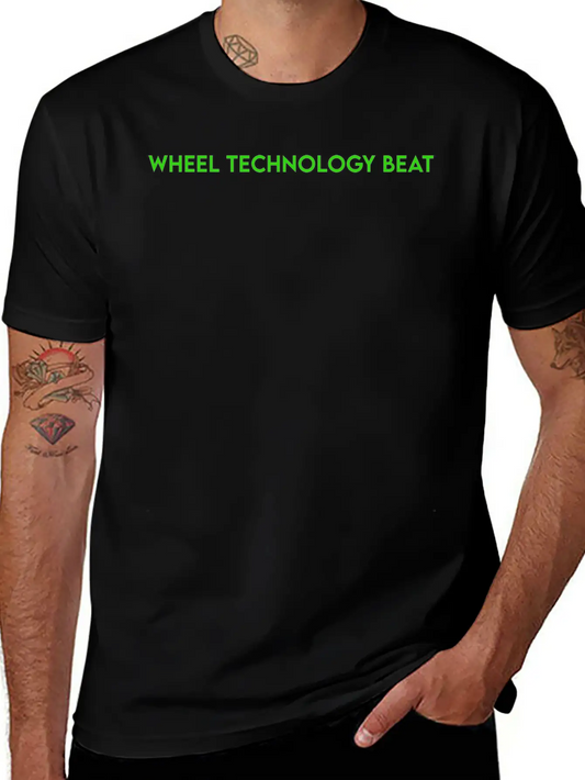 WHEEL TECHNOLOGY BEAT Comfortable Minimalist Graphic Tee – Summer Style Essential