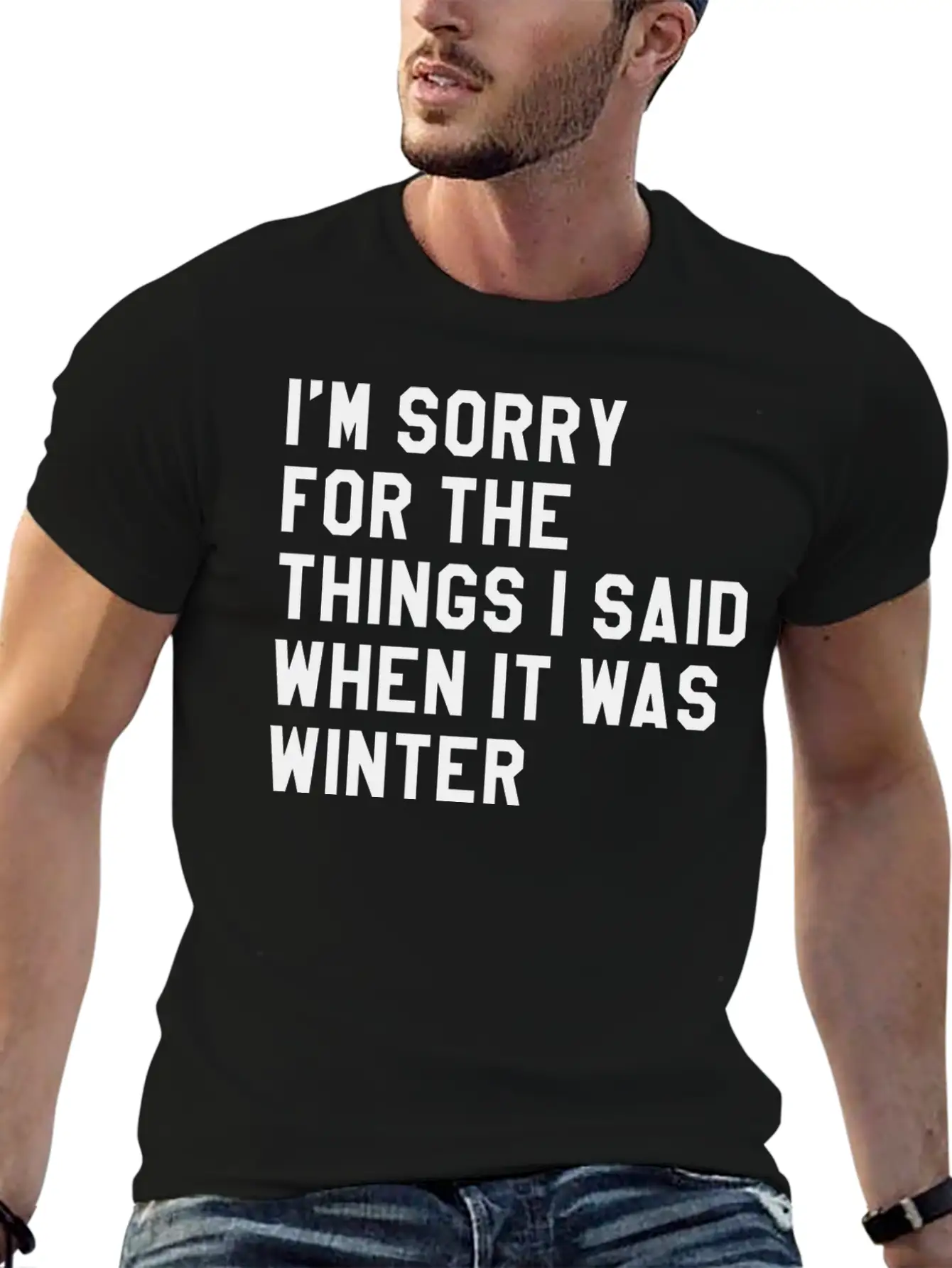 When It Was Winter Lightweight Cotton T-Shirt – Daily Comfort Graphic Shirt