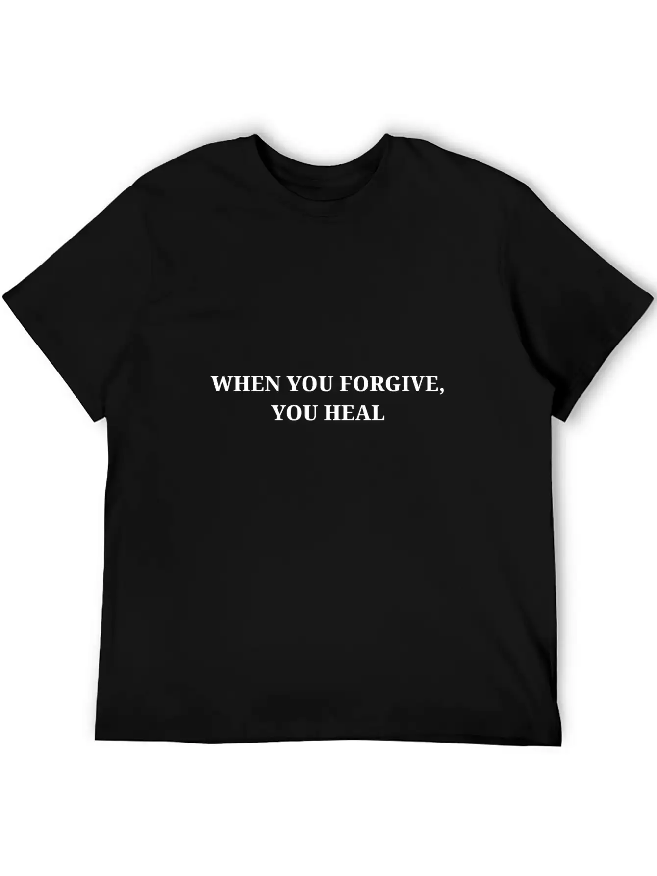 When You Forgive, You Heal Essential Cotton Tee For Daily Outfits – Unisex Style