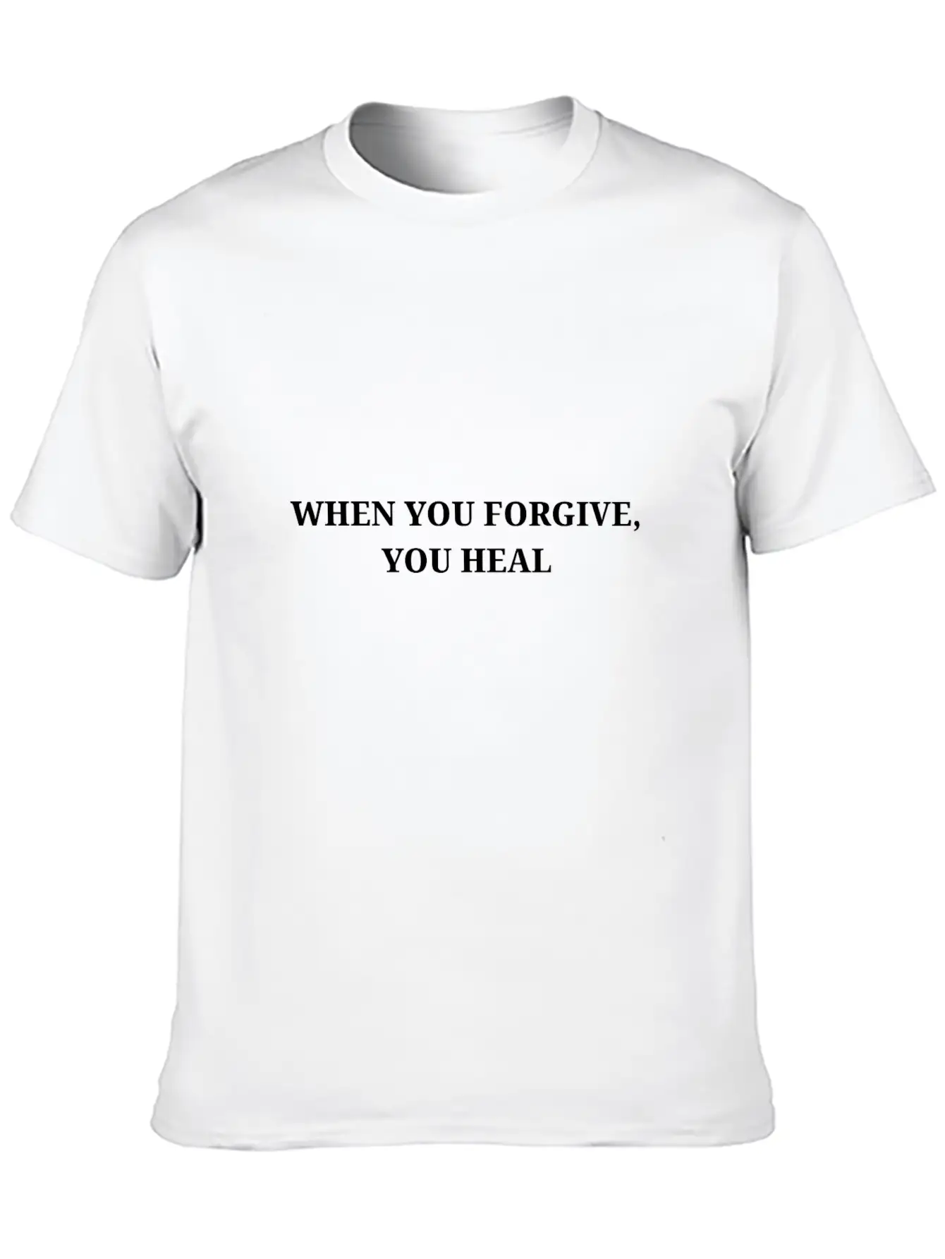 When You Forgive, You Heal Essential Cotton Tee For Daily Outfits – Unisex Style