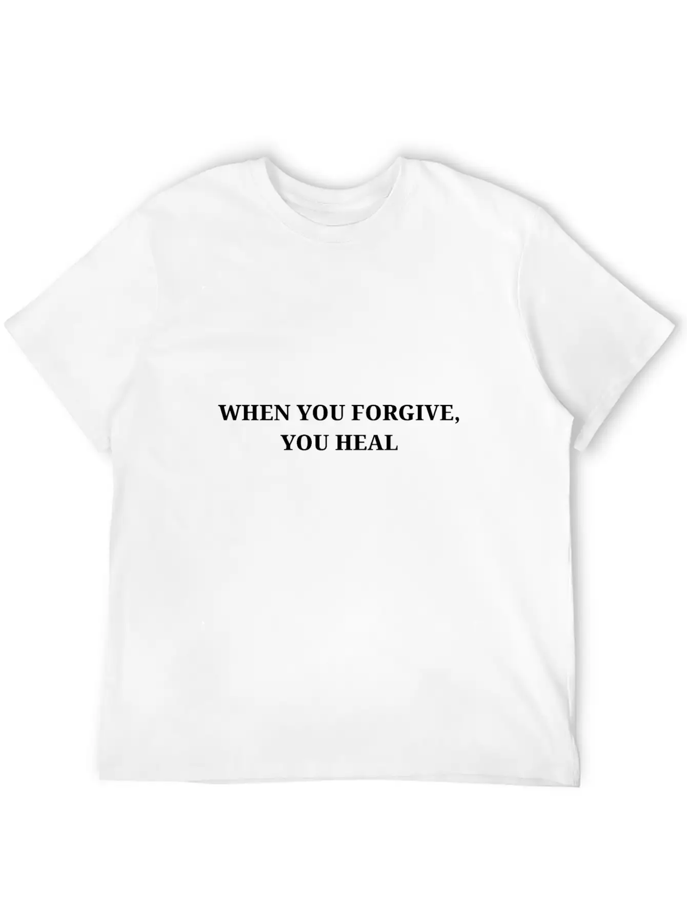 When You Forgive, You Heal Essential Cotton Tee For Daily Outfits – Unisex Style