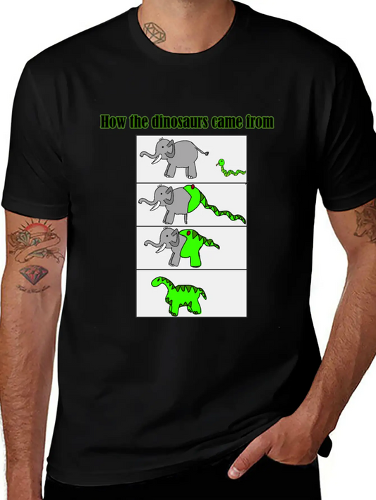 Where The Dinosaurs Came From Classic Fit Graphic Tee For Daily Comfort – Unisex Cotton Shirt