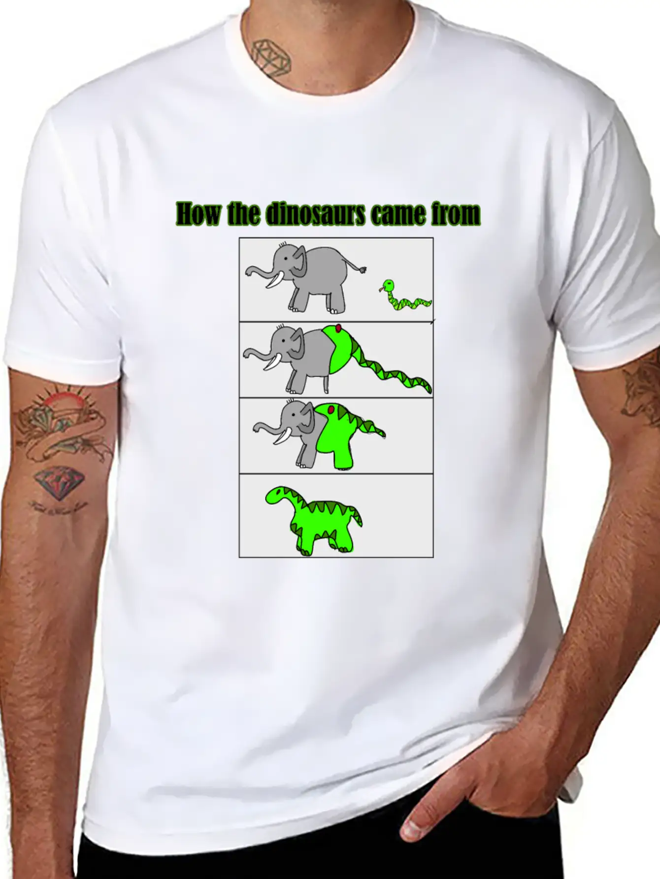 Where The Dinosaurs Came From Classic Fit Graphic Tee For Daily Comfort – Unisex Cotton Shirt