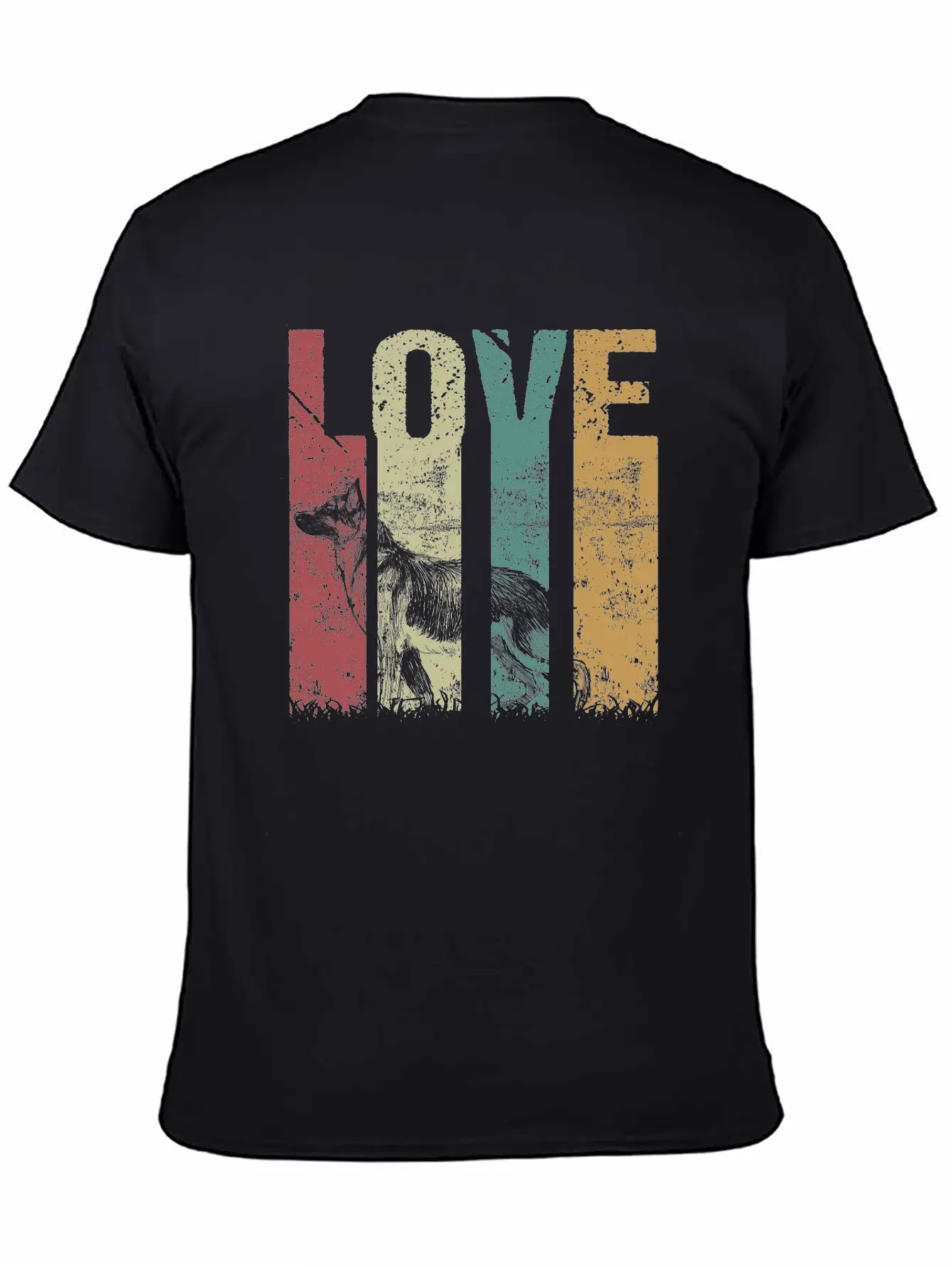 White Swiss Shepherd Love Vintage Modern Fit Casual T-Shirt ��� Clean And Versatile Design