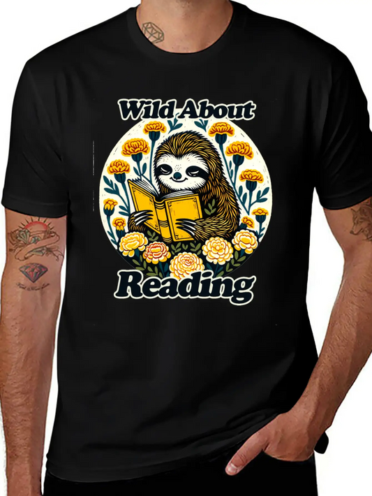 Wild Aobut Reading Classic Fit Graphic Tee For Daily Comfort – Unisex Cotton Shirt