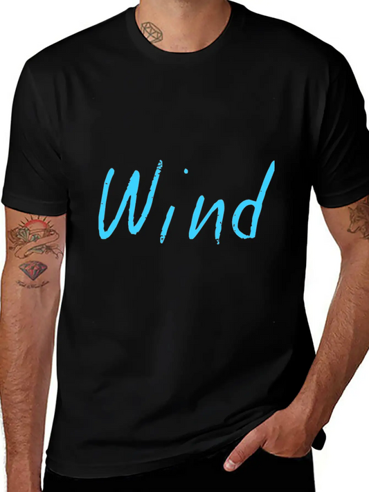 Wind Lightweight Cotton T-Shirt – Daily Comfort Graphic Shirt