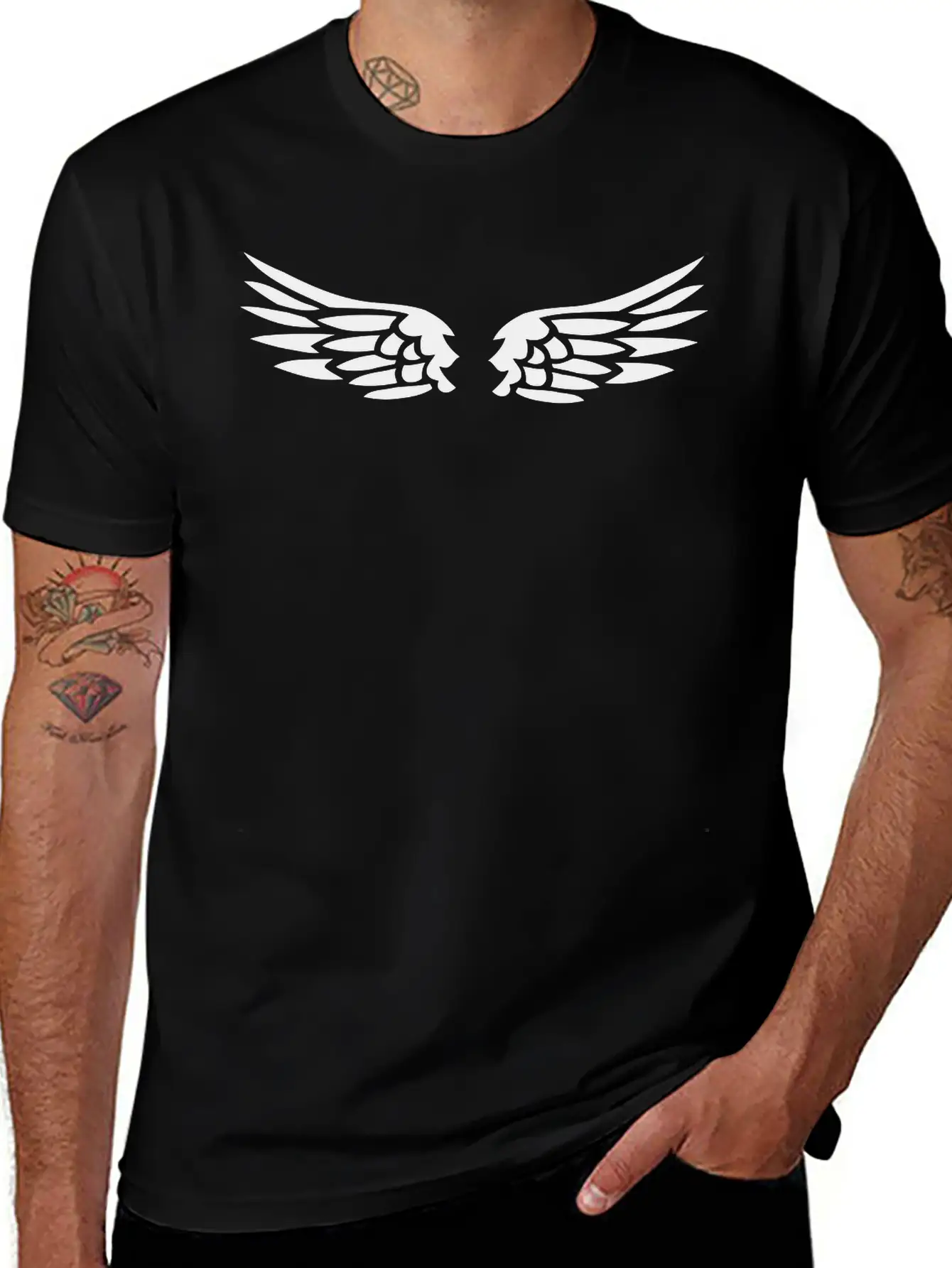 Wings Stylish Everyday T-Shirt – Unisex Basic Cotton Tee
