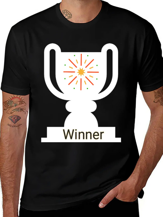 Winner Unisex Casual T-Shirt – Clean Design For Daily Comfort