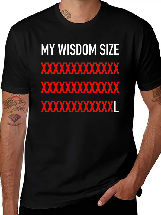 WISDOM Unisex Casual T-Shirt – Clean Design For Daily Comfort
