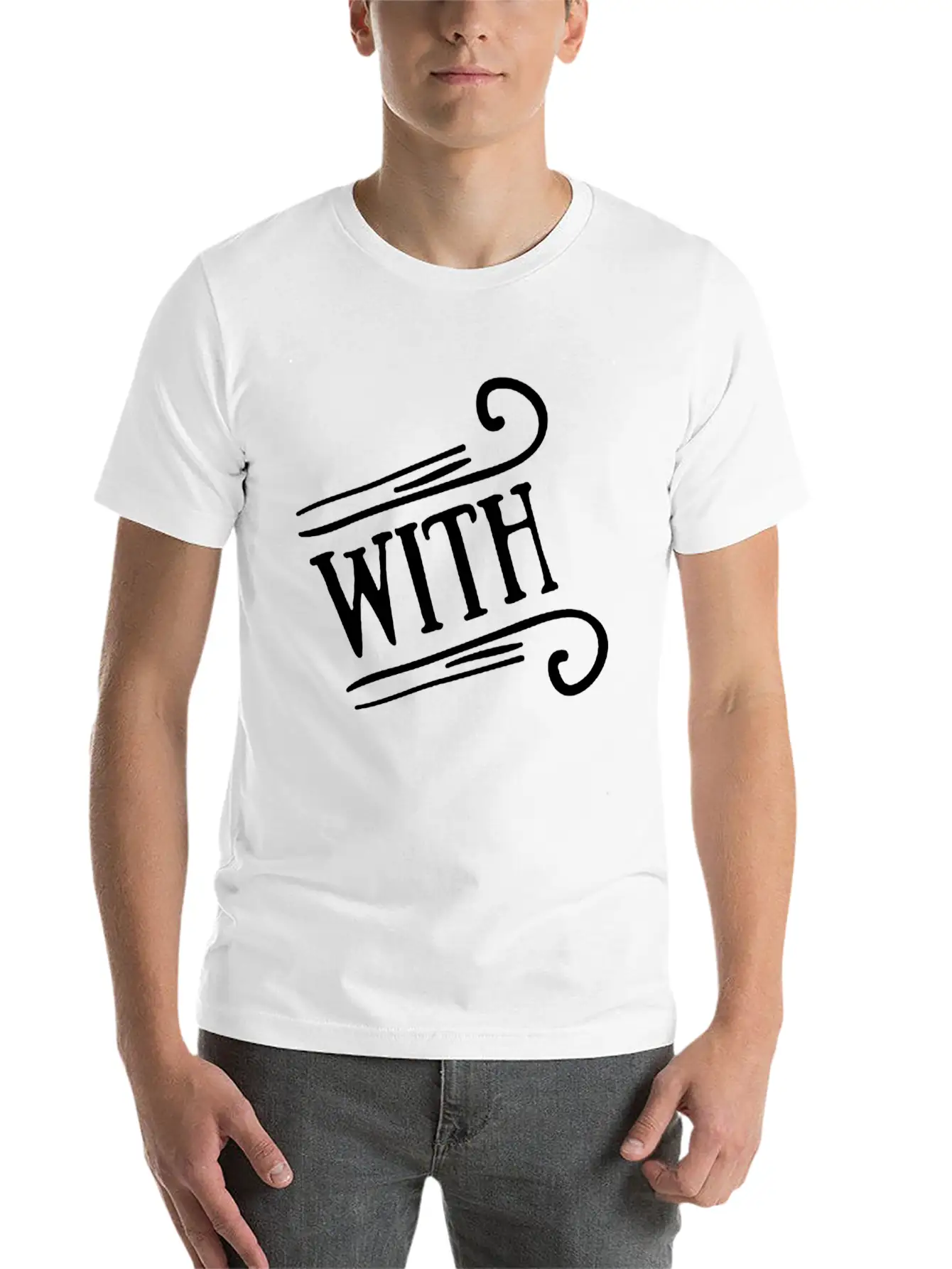 With Air Style Basic Graphic T-Shirt – Daily Comfort In Soft Cotton