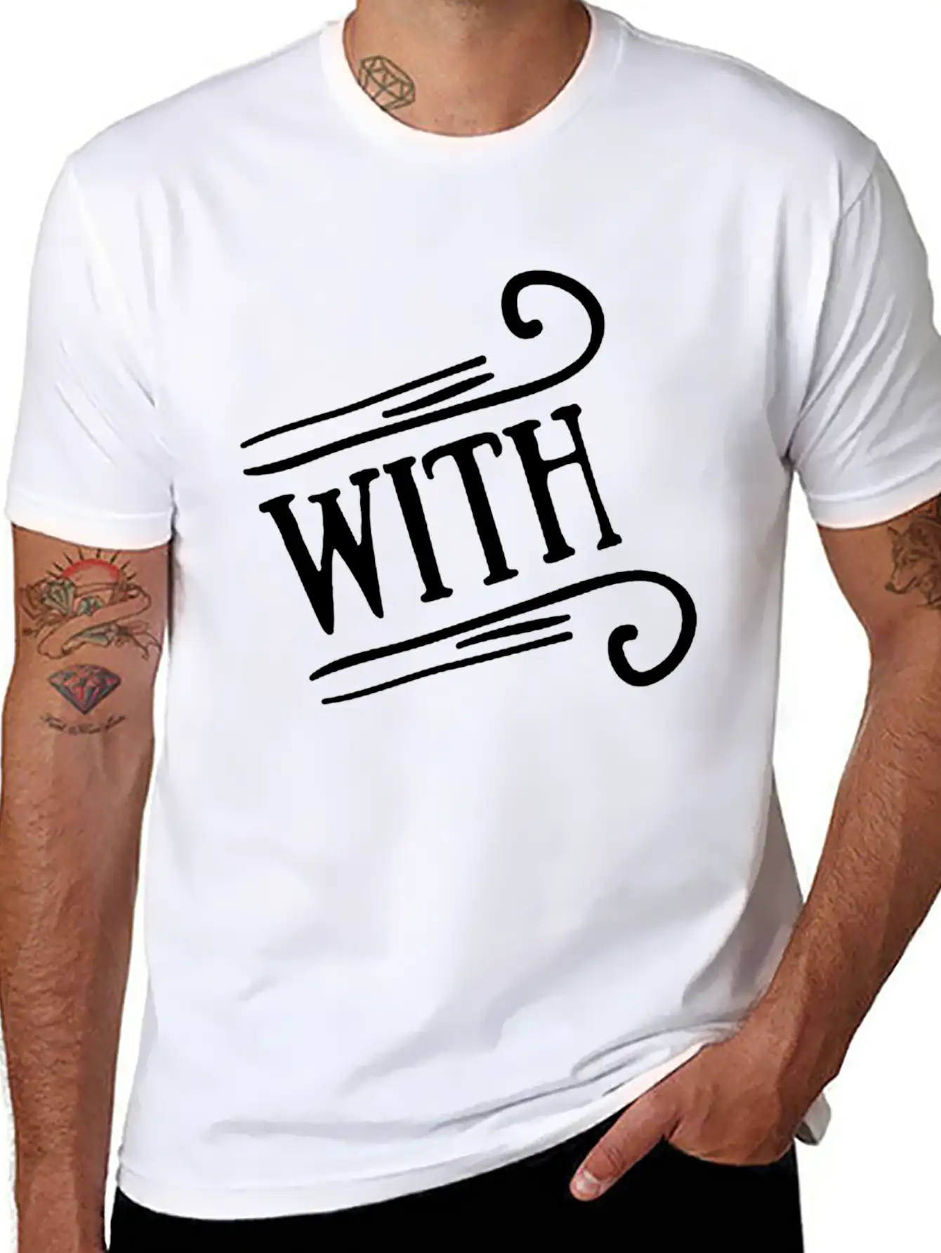With Air Style Basic Graphic T-Shirt – Daily Comfort In Soft Cotton