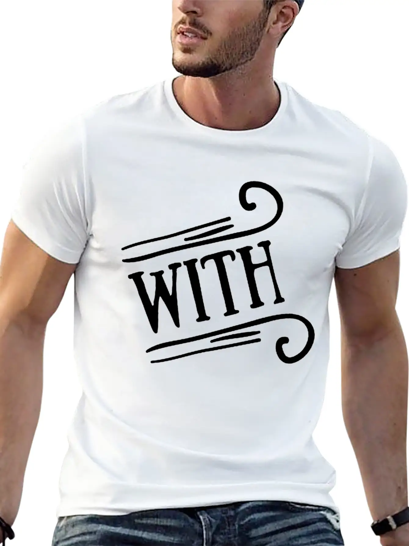 With Air Style Basic Graphic T-Shirt – Daily Comfort In Soft Cotton