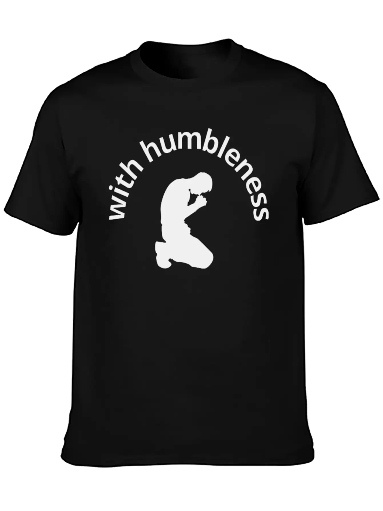 With Humbleness Soft Cotton Short Sleeve Tee – Unisex Wardrobe Staple