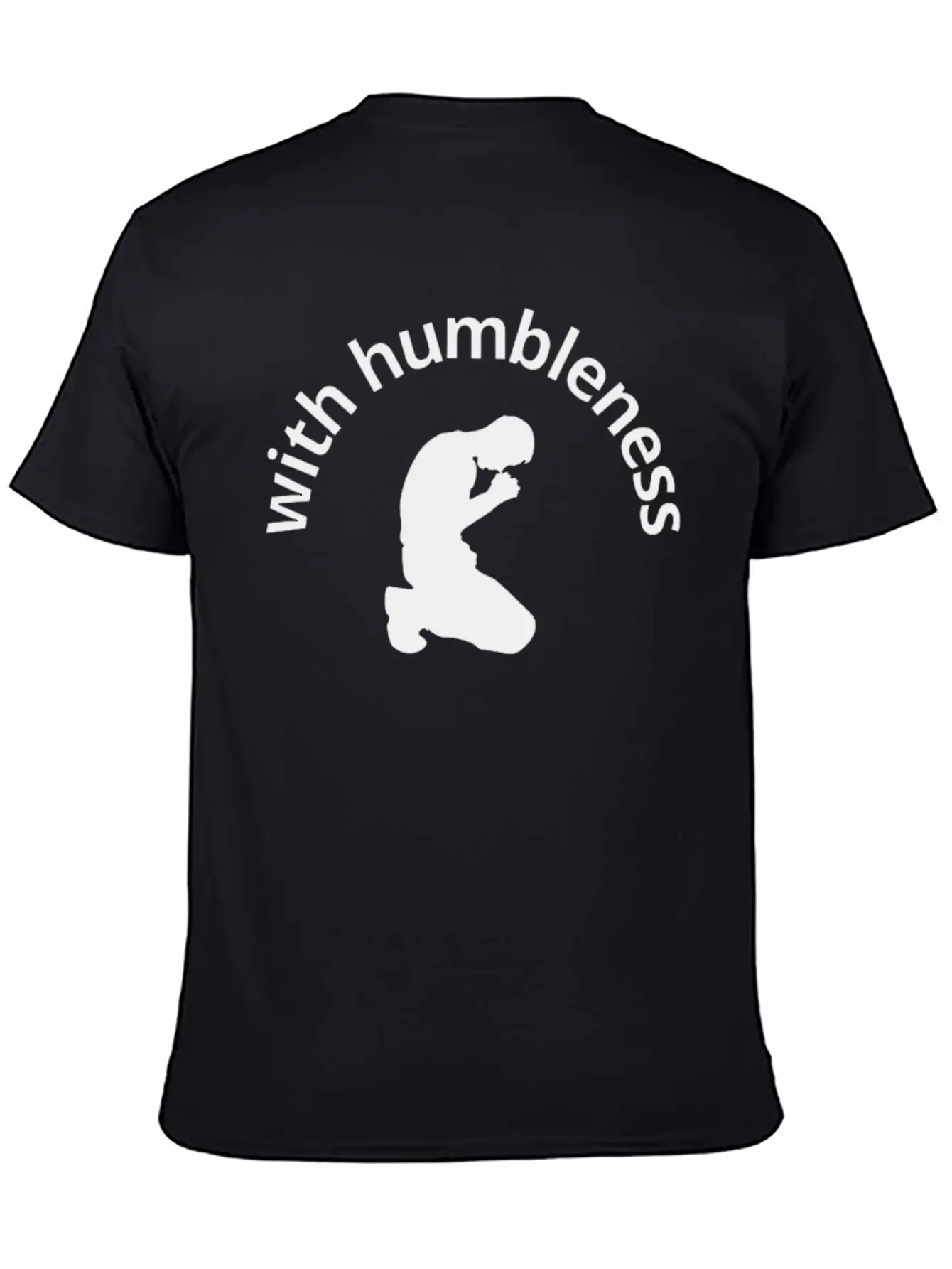With Humbleness Soft Cotton Short Sleeve Tee – Unisex Wardrobe Staple