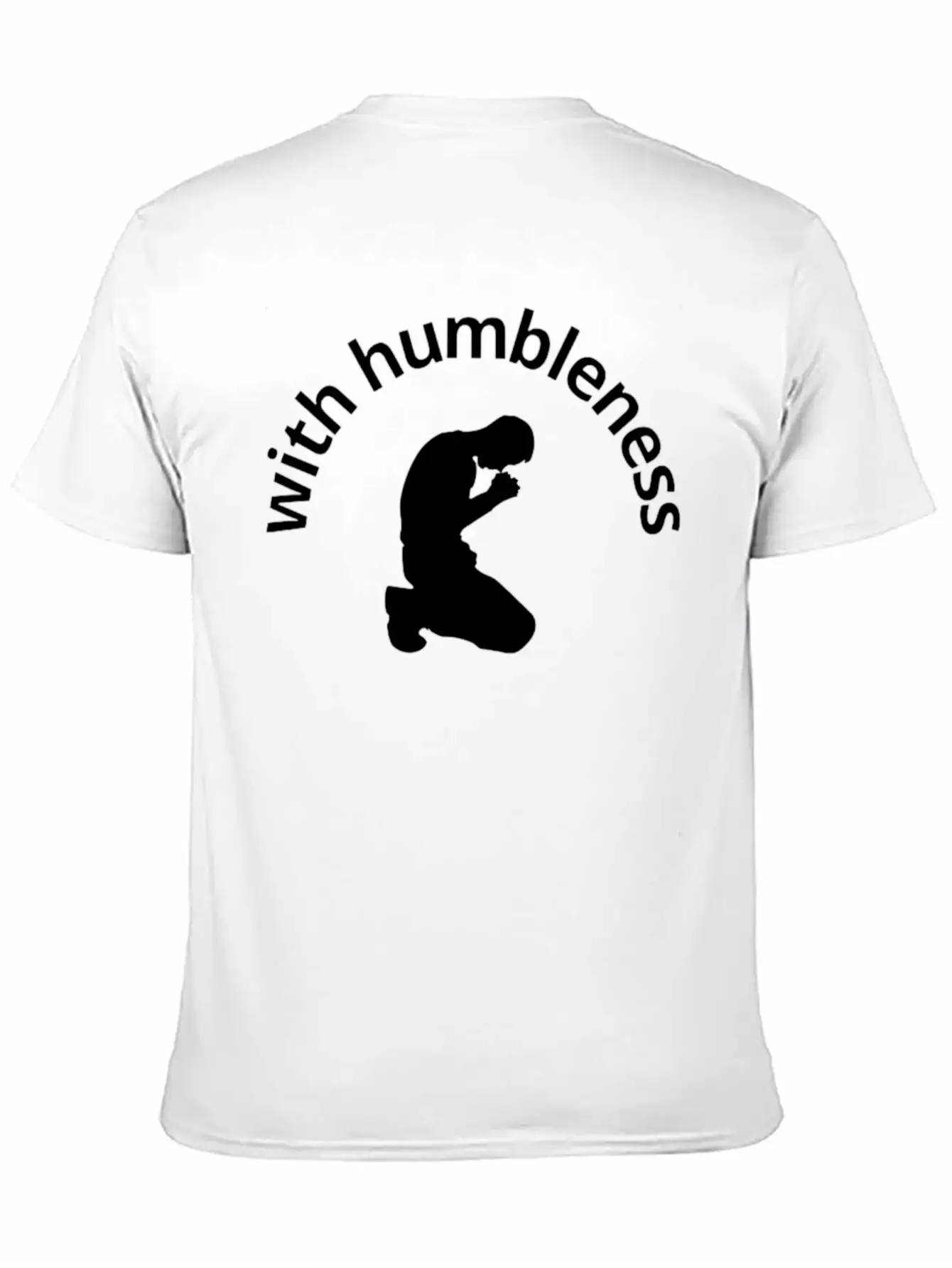 With Humbleness Soft Cotton Short Sleeve Tee – Unisex Wardrobe Staple