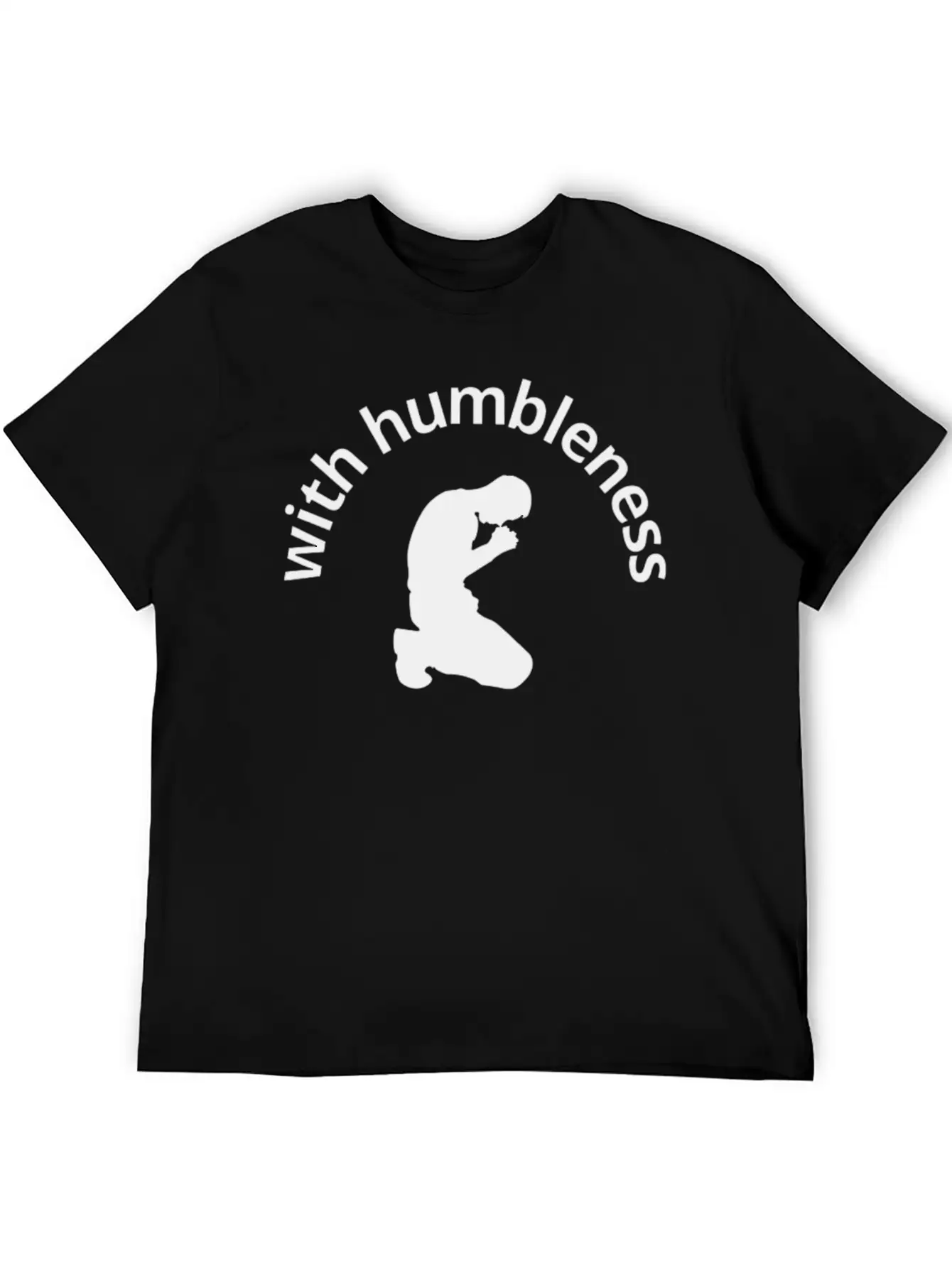 With Humbleness Soft Cotton Short Sleeve Tee – Unisex Wardrobe Staple