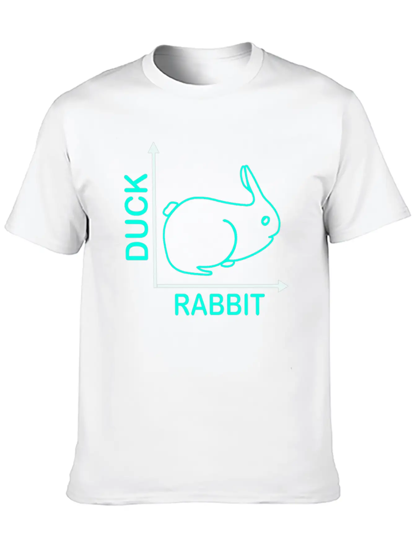 Wittgensteins Rabbit Duck Illusion Modern Fit Casual T-Shirt – Clean And Versatile Design