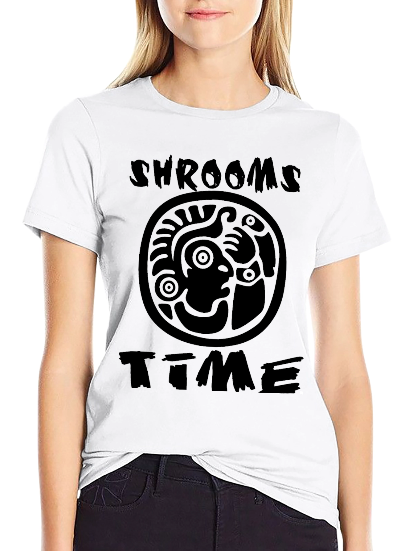 Shrooms Time Graphic Tee - Unique Design