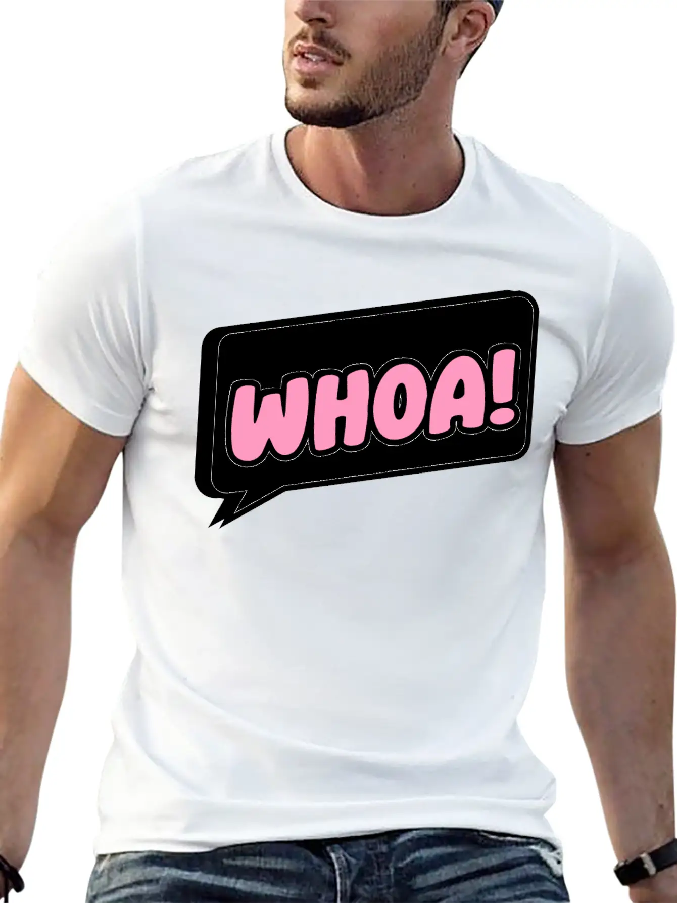 Woah Surprise Essential Cotton Tee For Daily Outfits – Unisex Style