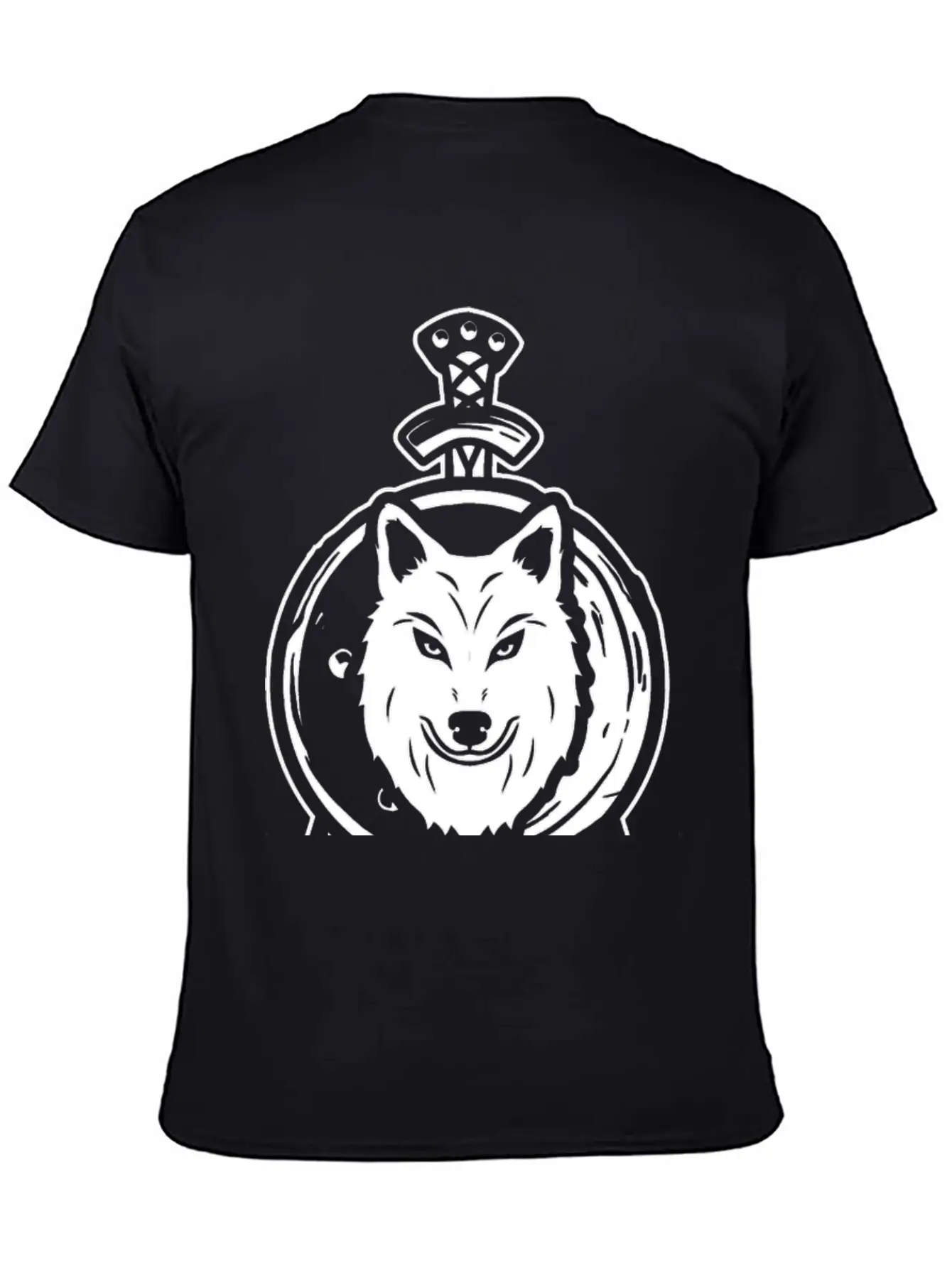 Wolf And Sword Unisex Casual T-Shirt – Clean Design For Daily Comfort