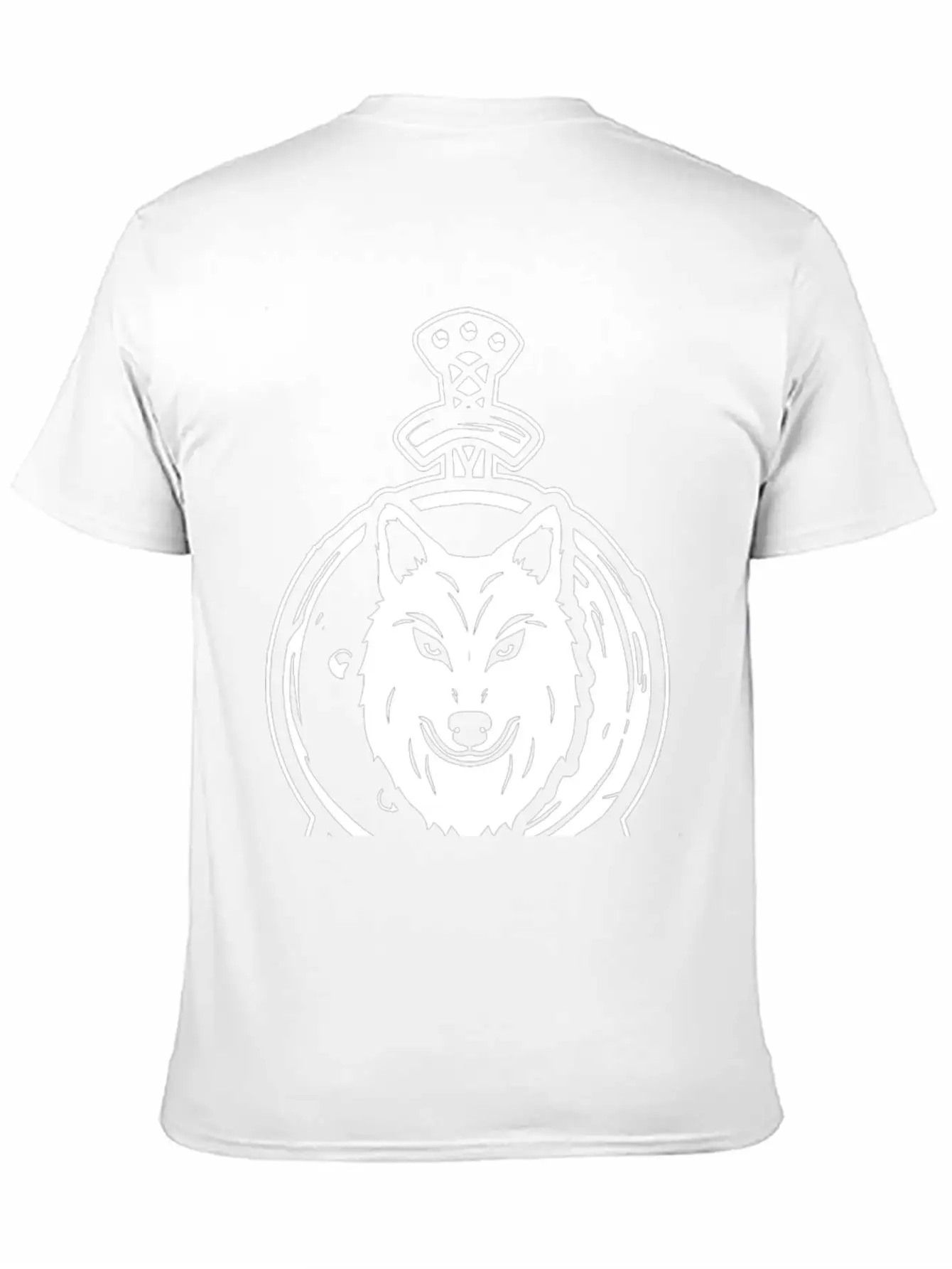 Wolf And Sword Unisex Casual T-Shirt – Clean Design For Daily Comfort