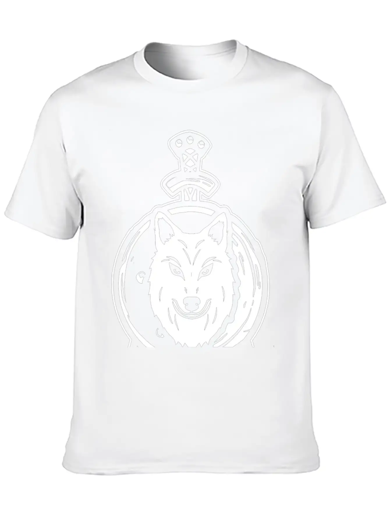 Wolf And Sword Unisex Casual T-Shirt – Clean Design For Daily Comfort