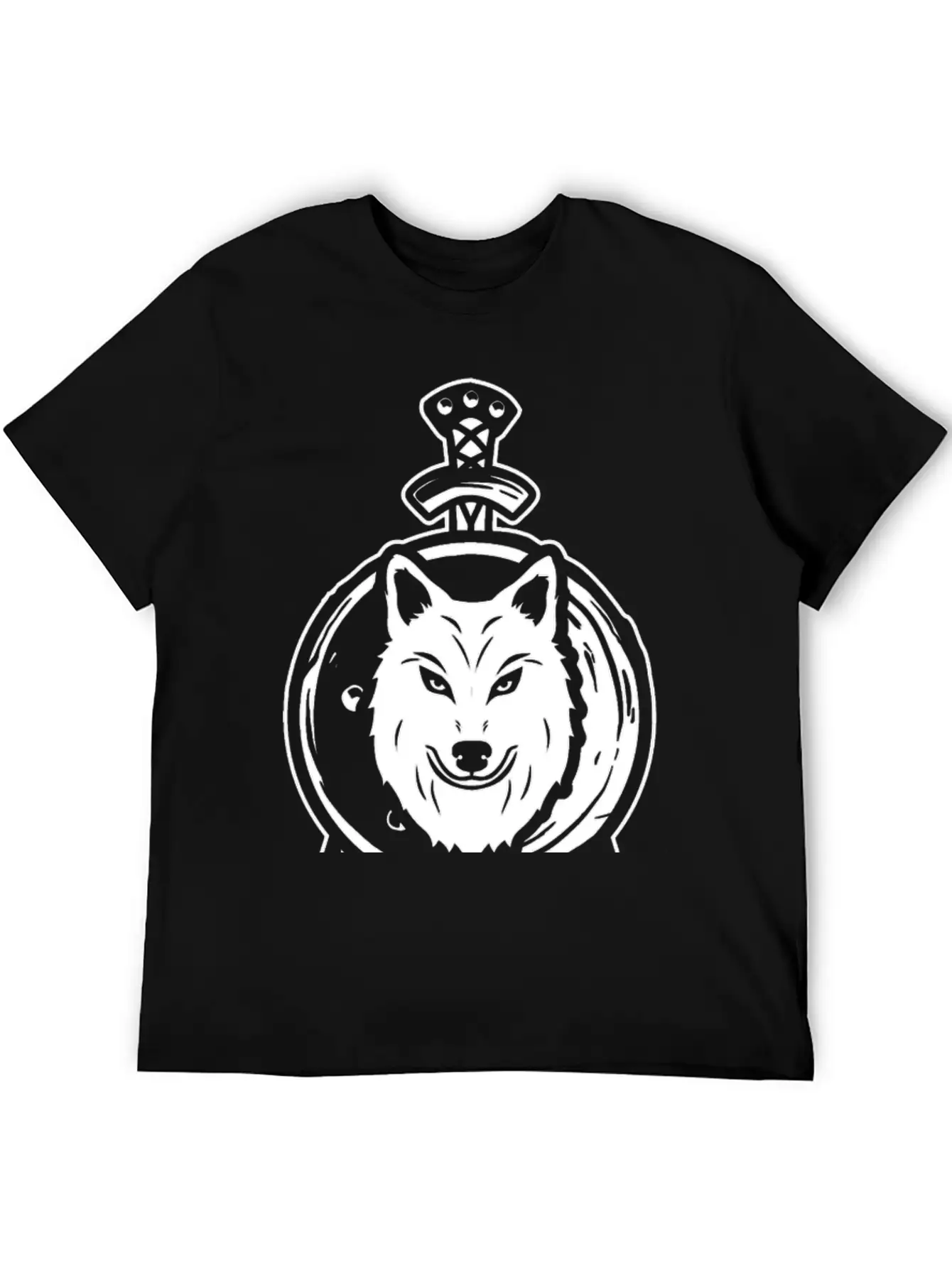 Wolf And Sword Unisex Casual T-Shirt – Clean Design For Daily Comfort