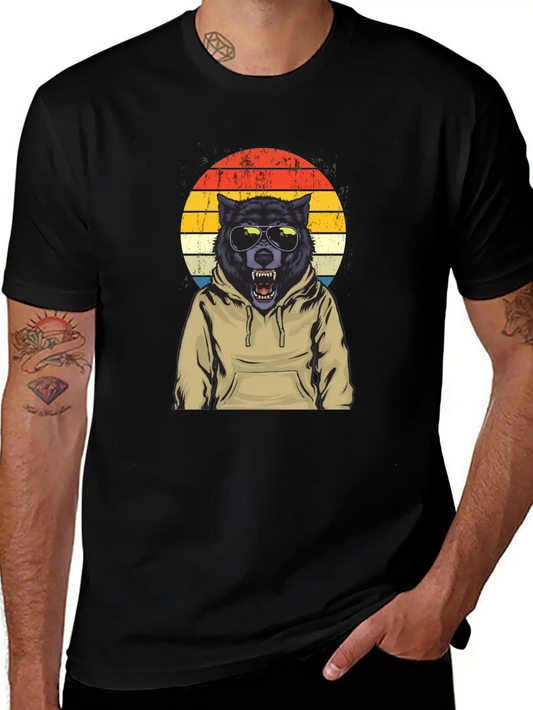 Wolf Animal Style Modern Fit Casual T-Shirt – Clean And Versatile Design